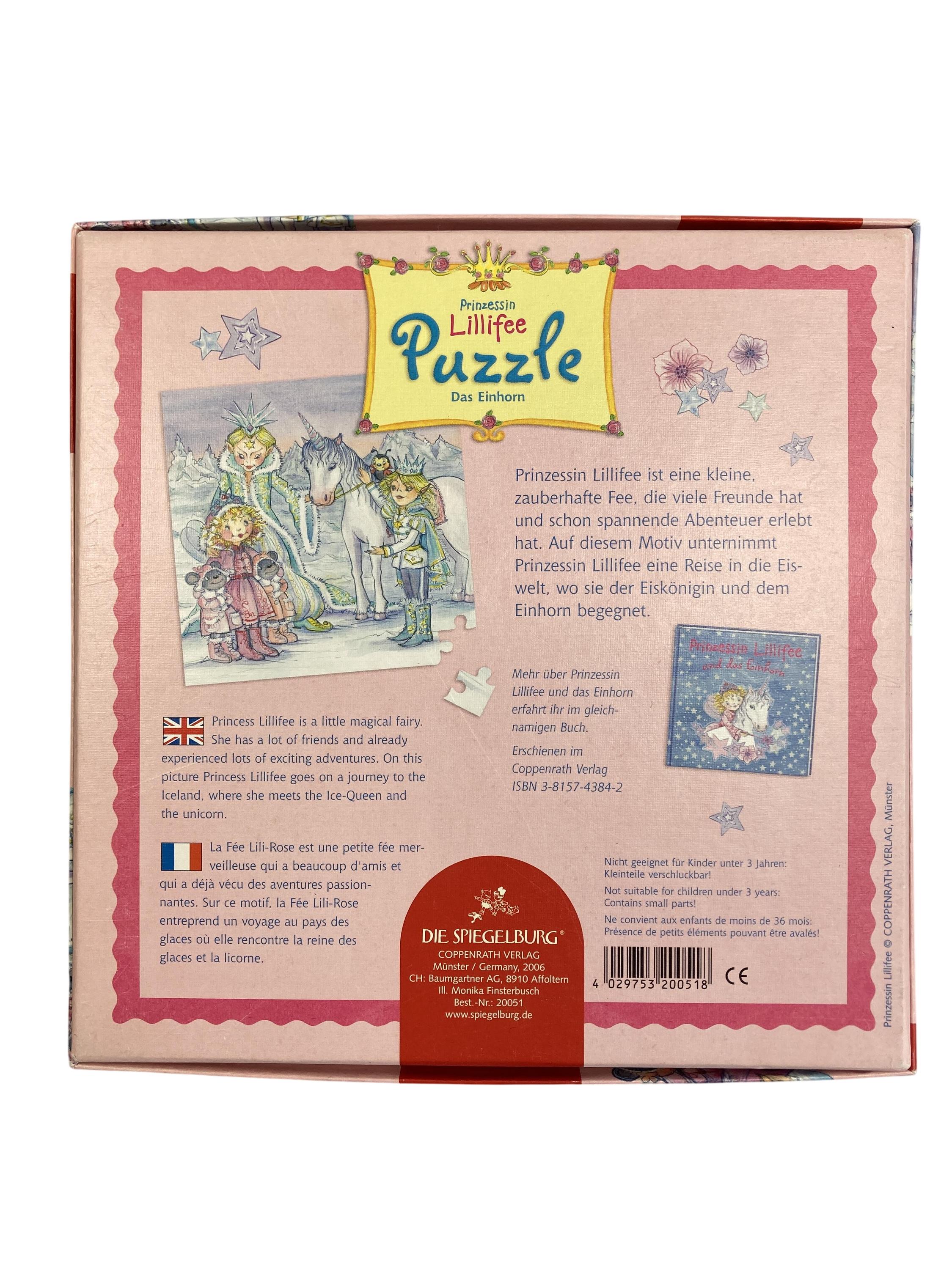 Puzzles Puzzles Spielen & Lernen Das Einhorn Die Spielburg Rear Image Second Hand