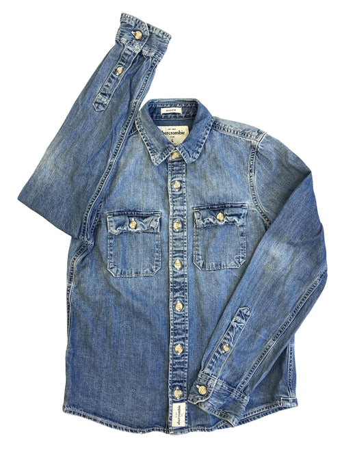 Hemden Hemden & Blusen Kleidung Jeanshemd Abercrombie Front Image Second Hand
