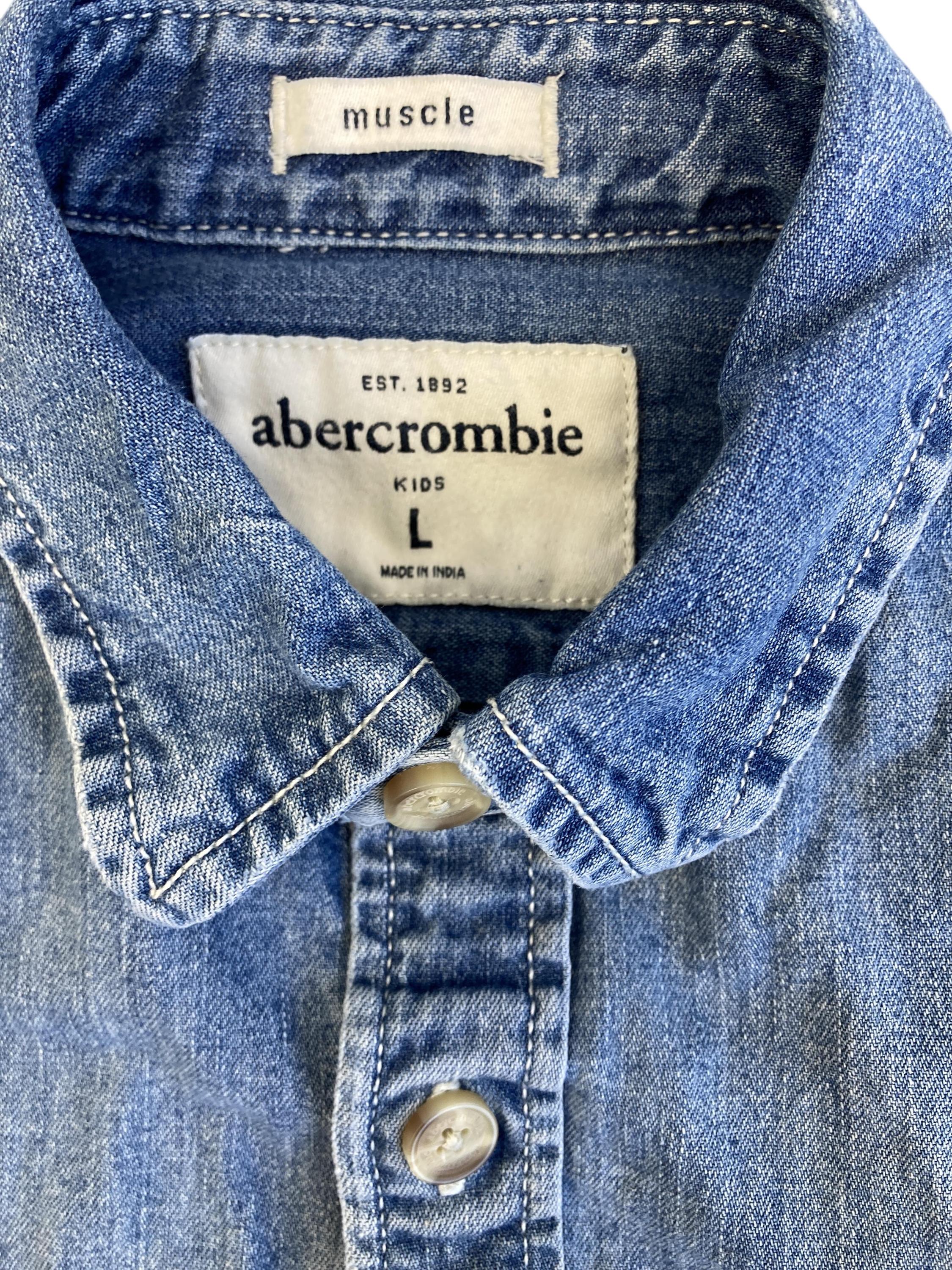 Hemden Hemden & Blusen Kleidung Jeanshemd Abercrombie Label Image Second Hand