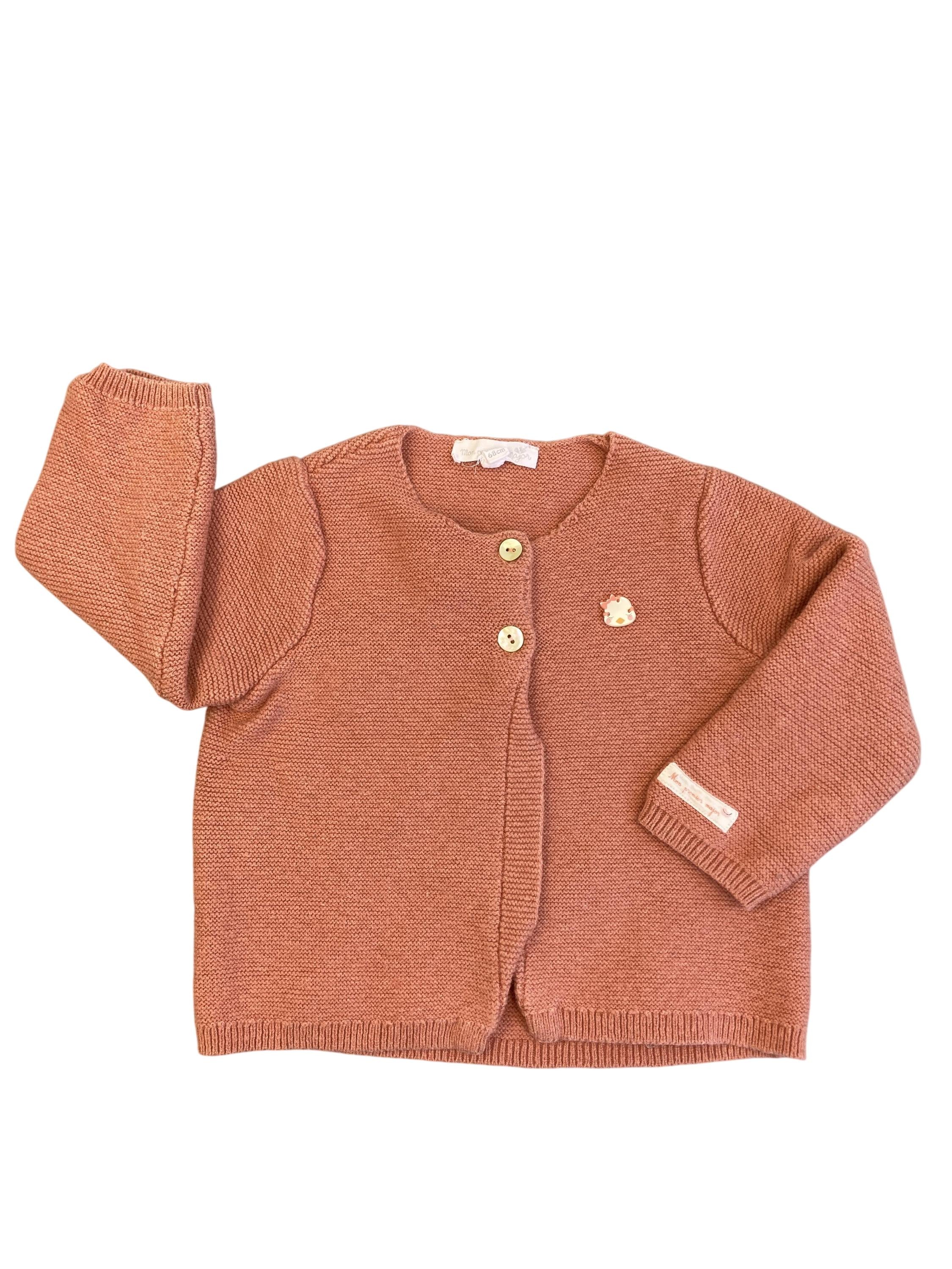 Strickjacken Strickpullover & Strickjacken Kleidung Strickjacke Mon Premier Major  Front Image Second Hand