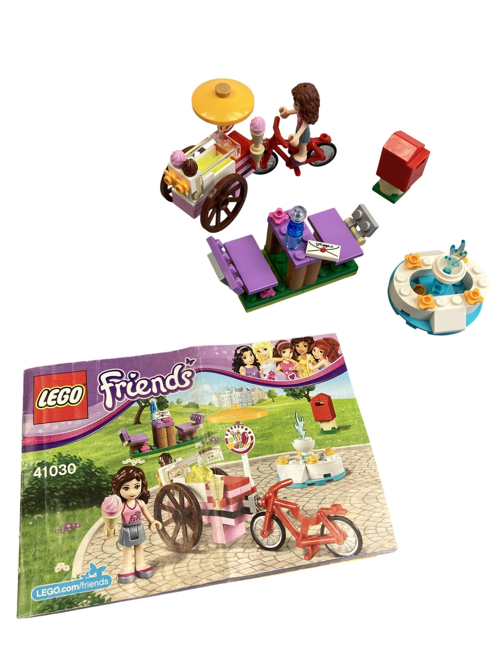 Lego Bauen & Konstruieren Spielen & Lernen 41030 -Olivias Eiscreme-Fahrrad Lego Front Image Second Hand