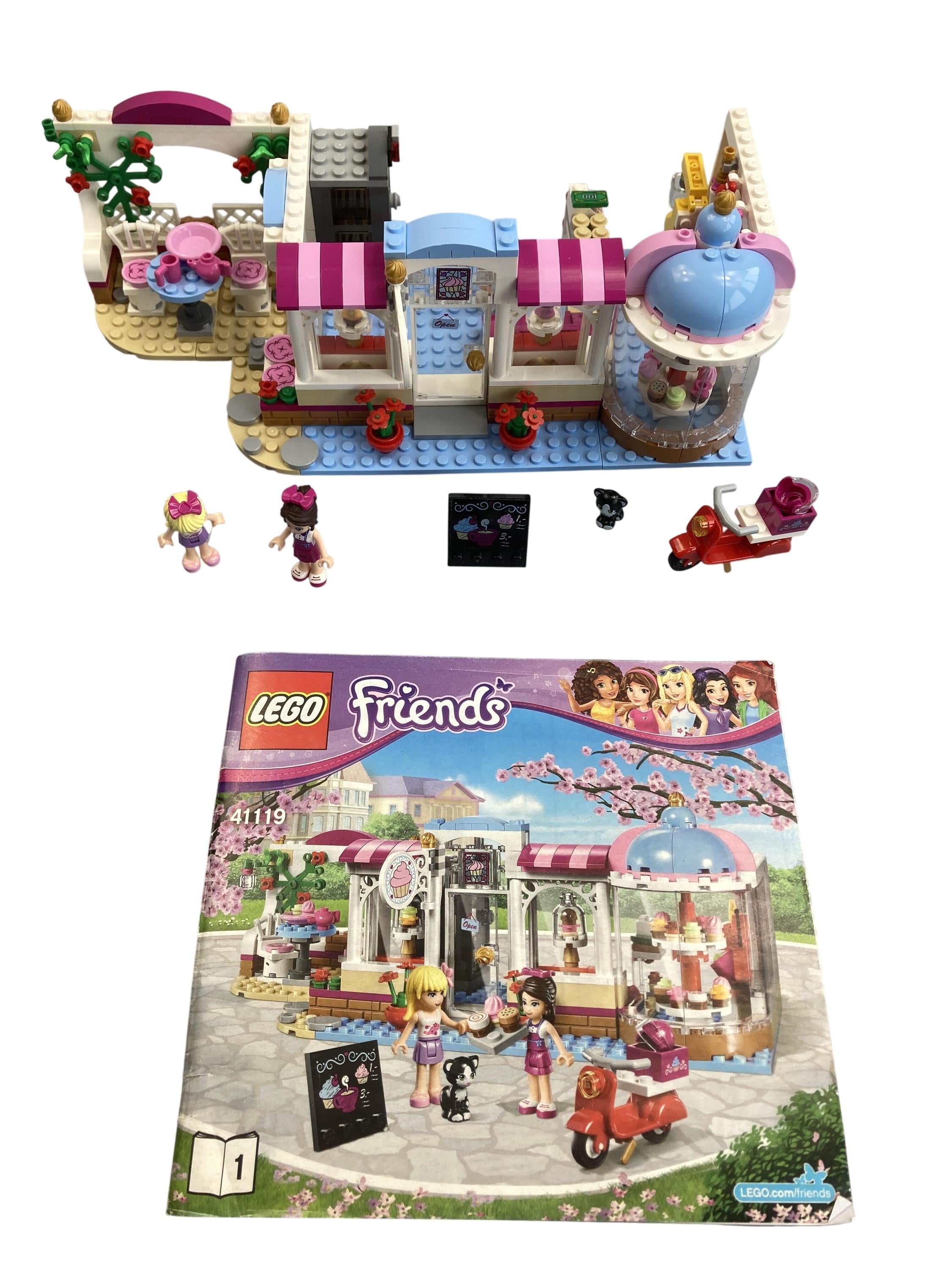 Lego Bauen & Konstruieren Spielen & Lernen 41119 - Heartlake Cupcake Cafe Lego Front Image Second Hand