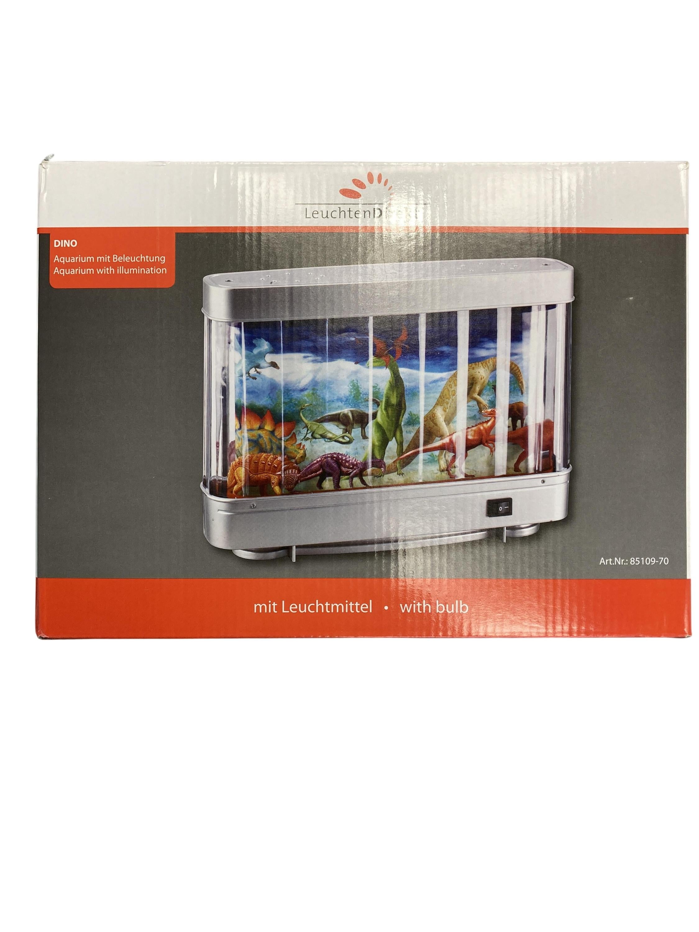 Lampen & Licht Wohnen & Kinderzimmer Aquarium mit Beleuchtung, Motiv Dinosaurier LeuchtenDirekt Front Image Second Hand