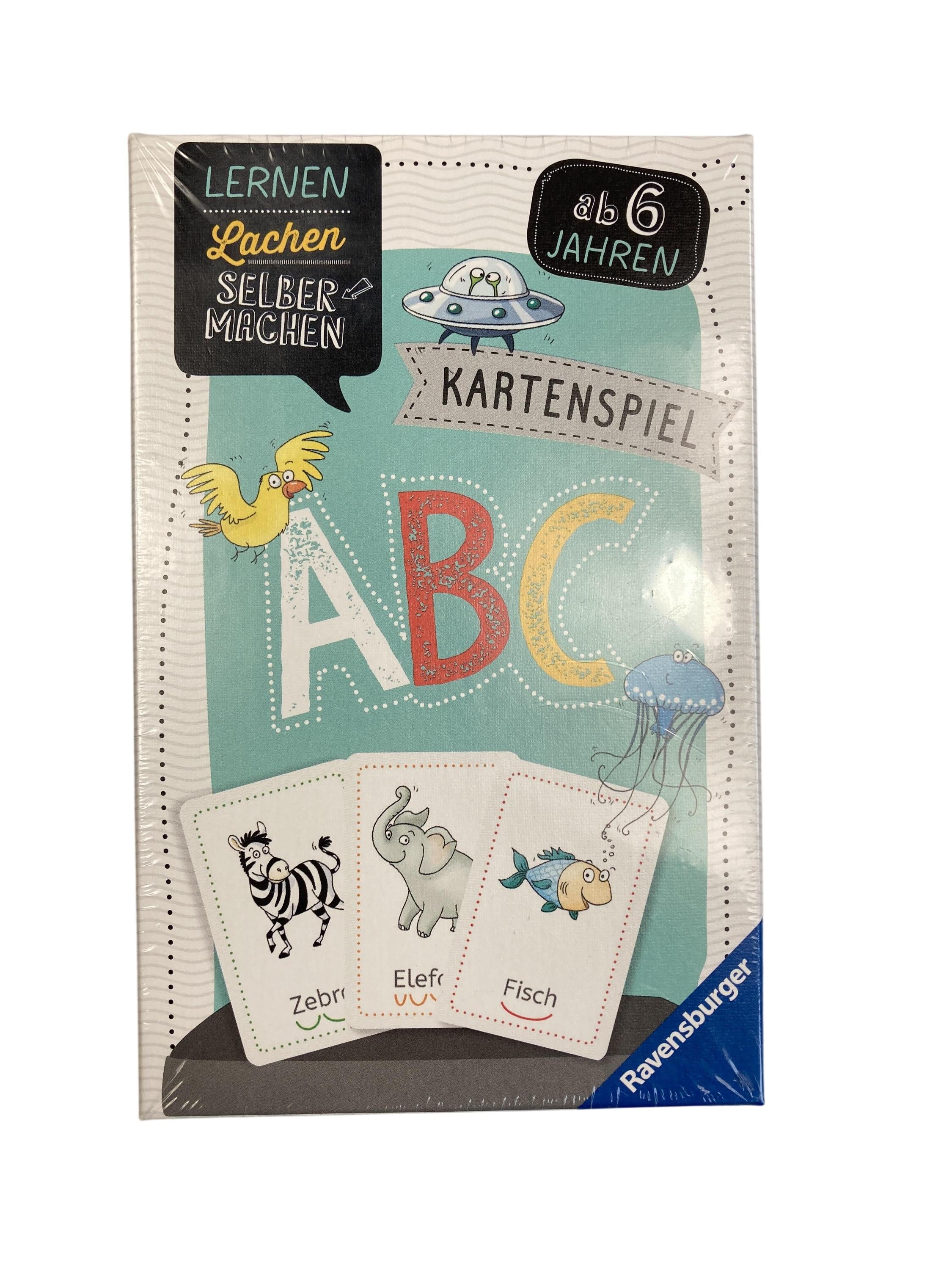 Kartenspiele Brett- / Gesellschaftsspiele Spielen & Lernen ABC Kartenspiel Ravensburger Front Image Second Hand
