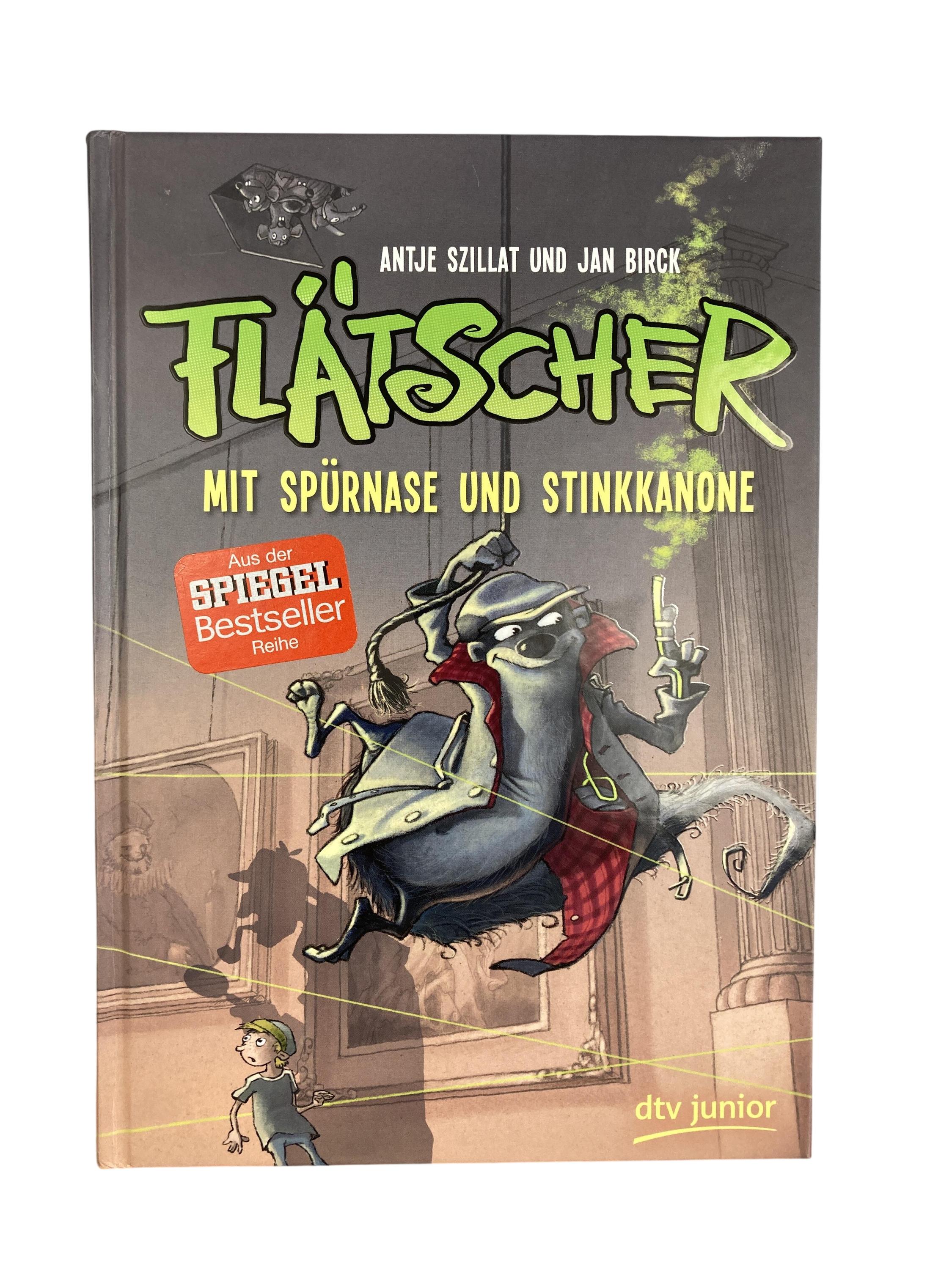 Kinderbücher Bücher Spielen & Lernen Flätscher - Mit Spürnase und Stinkkanone Dtv Junior Front Image Second Hand
