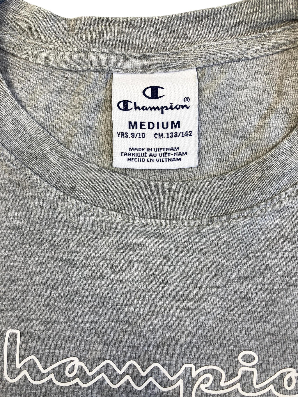 T-Shirts T-Shirts & Tops Kleidung T-Shirt Champion  Label Image Second Hand