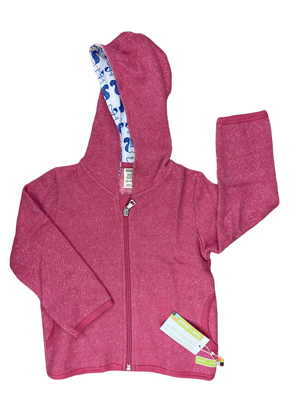 Loud + Proud Kapuzenjacke neu 74/80 & 86/92 & 98/104