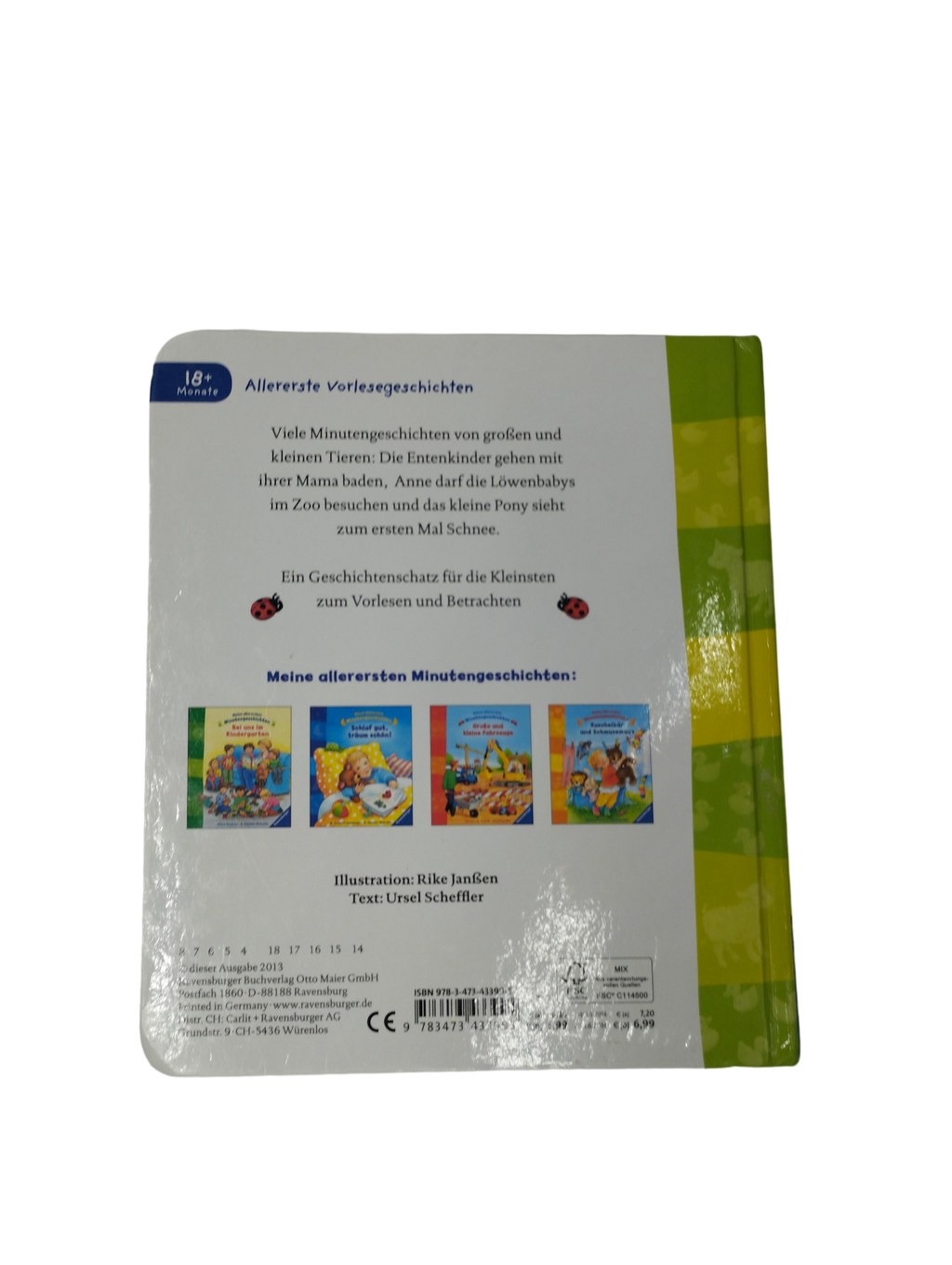 Kinderbücher Bücher Spielen & Lernen Meine liebsten Tiere Rear Image Second Hand