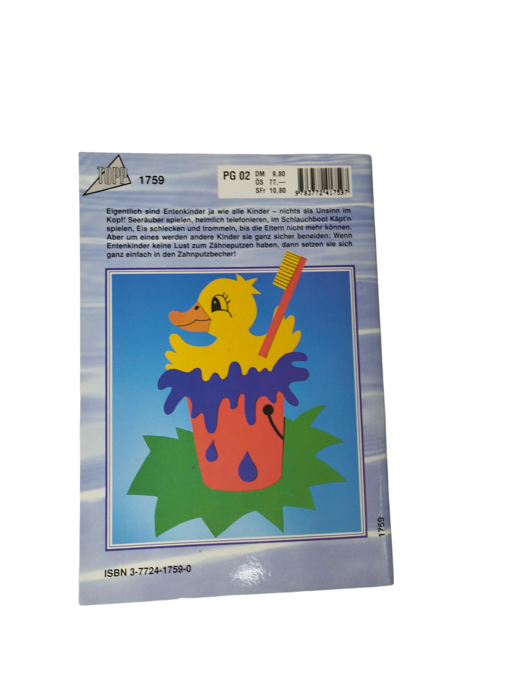 Kinderbücher Bücher Spielen & Lernen Entenkinder - Fensterbilder Rear Image Second Hand