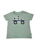 T-Shirts T-Shirts & Tops Kleidung T-Shirt mit Polizeimuster Front Image Second Hand