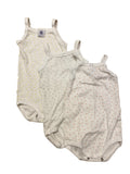 Bodys Unterwäsche & Bodys Kleidung Trägerbodys 3er Set Petit Bateau Front Image Second Hand