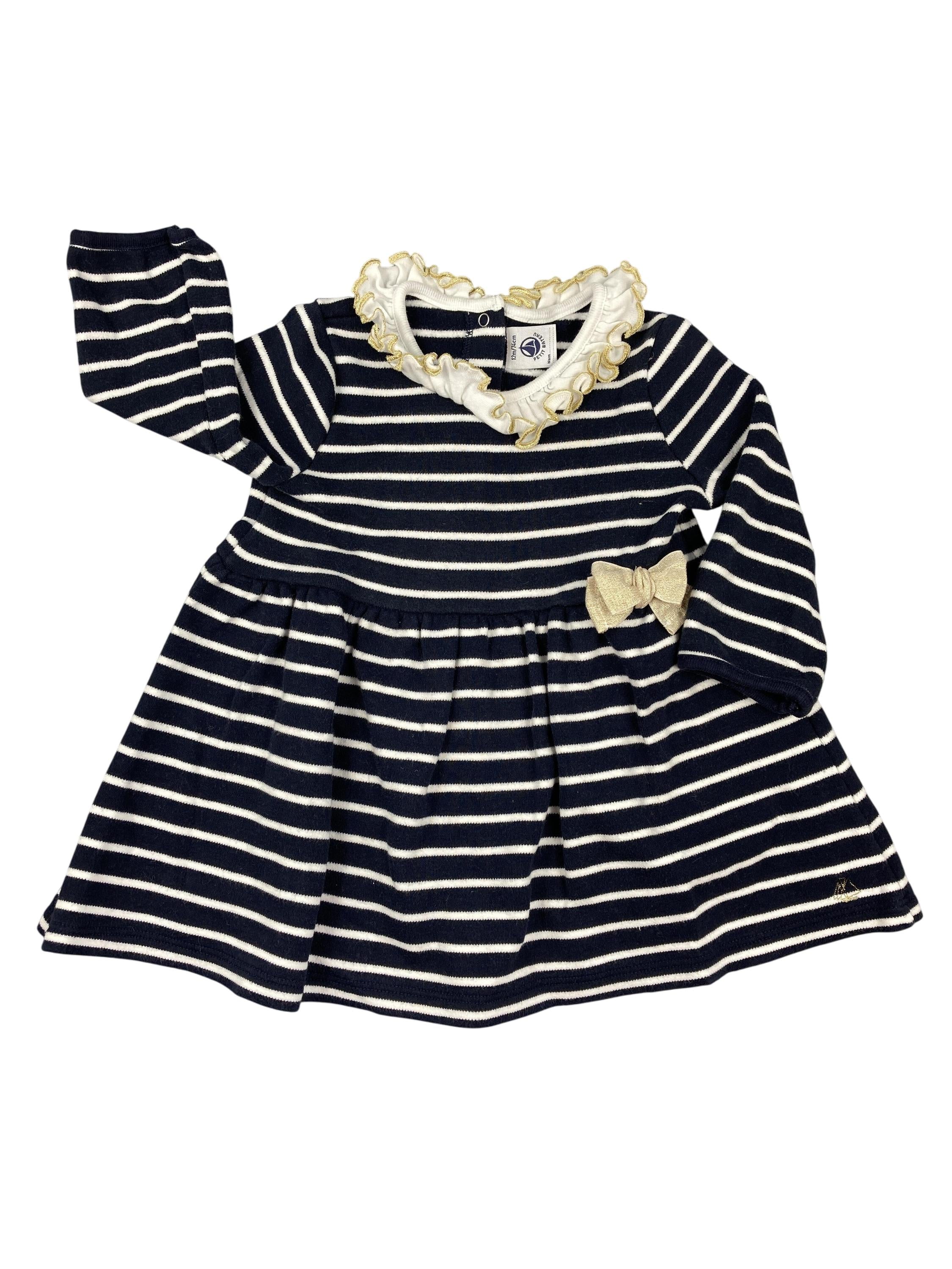 Kleider Kleider & Röcke Kleidung Kleid Petit Bateau Front Image Second Hand