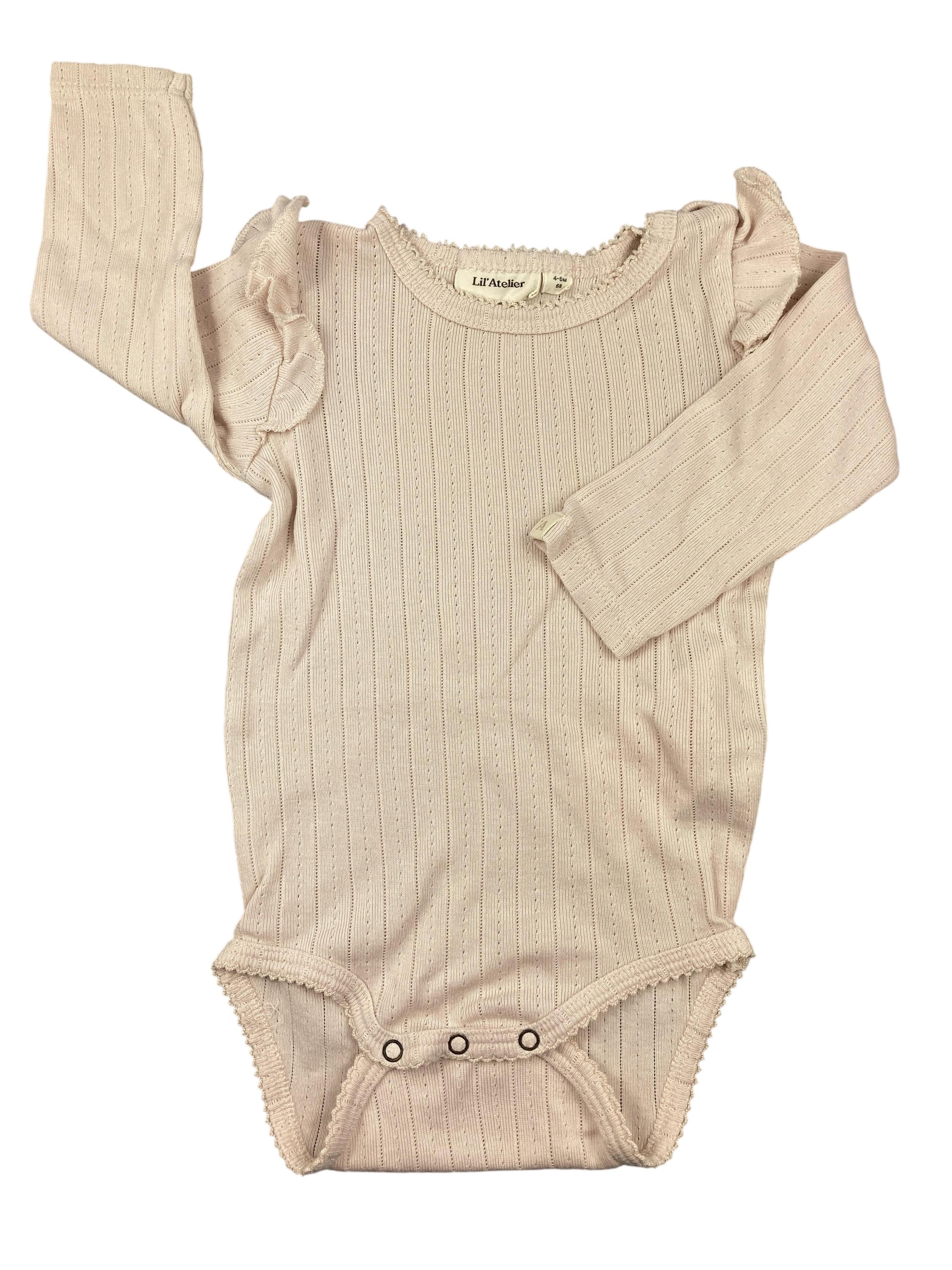 langarm Body Unterwäsche & Bodies Kleidung Langarm-Body Lil‘atelier  Front Image Second Hand