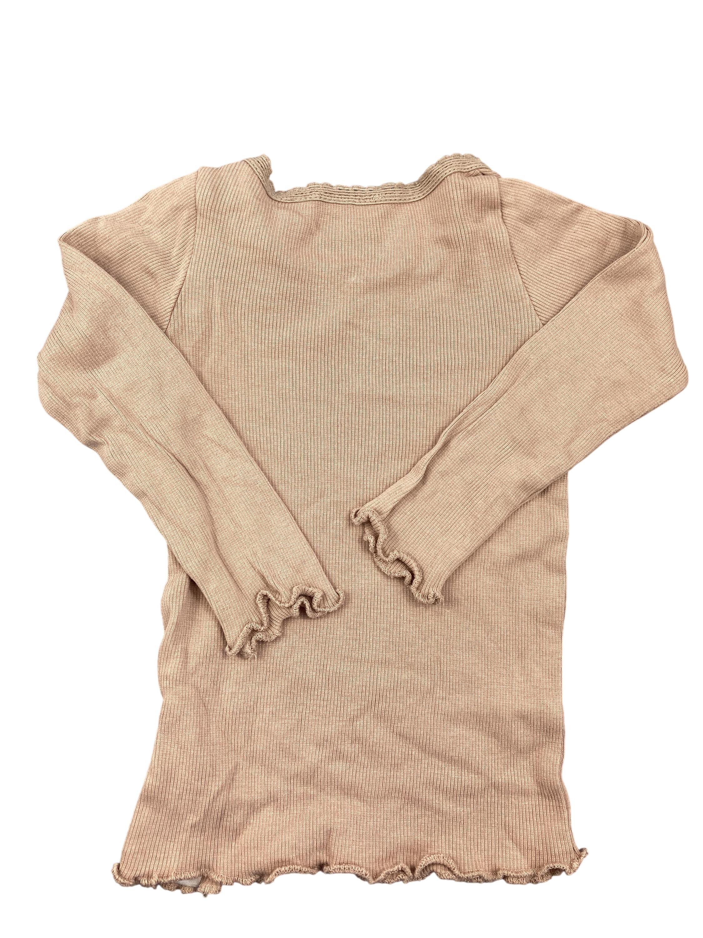 Langarmshirts Longsleeves & Shirts Kleidung Langarmshirt Wheat Rear Image Second Hand