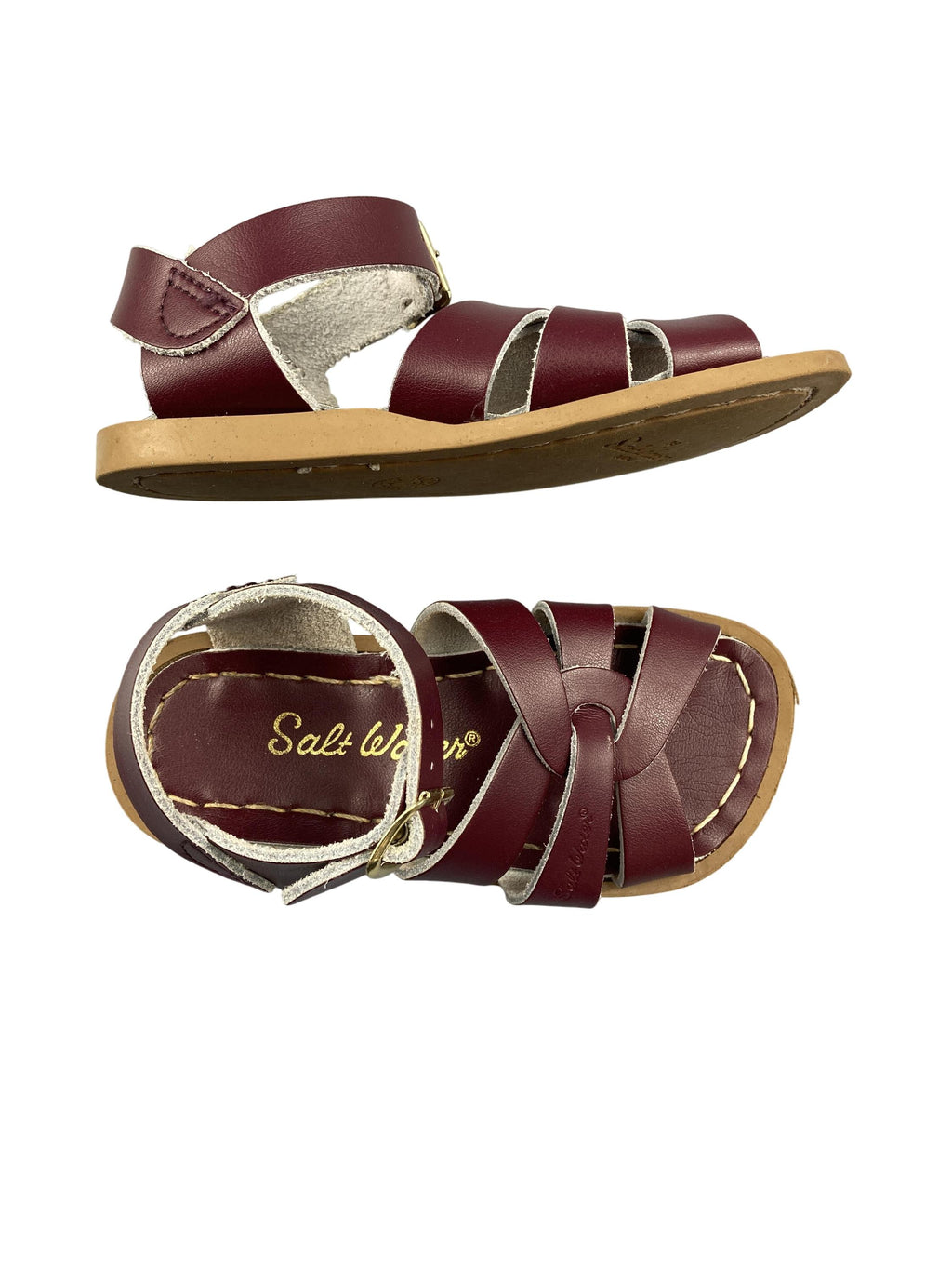 Ledersandalen Sandalen Schuhe Sandalen Salt Water Sandals Front Image Second Hand