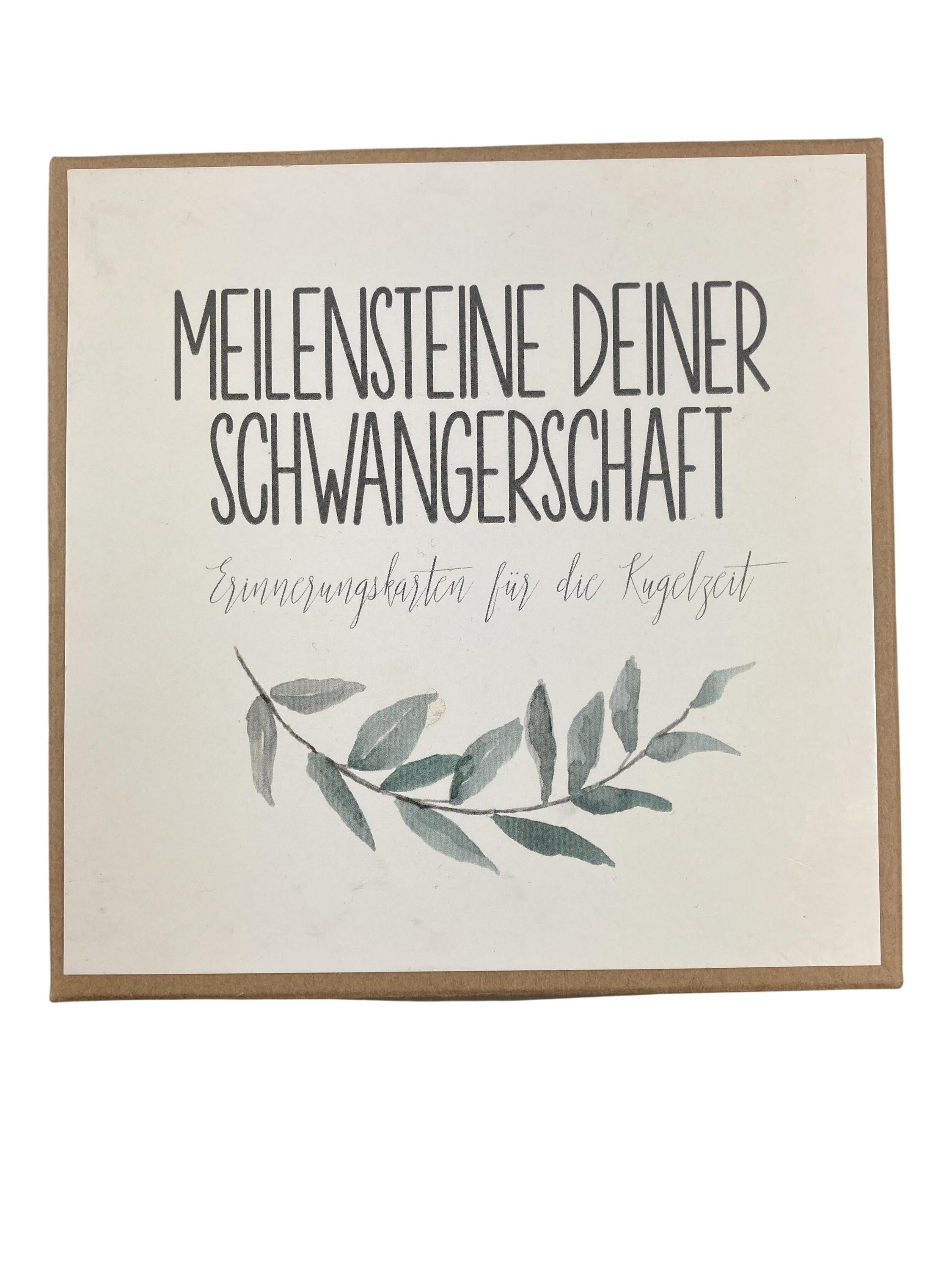 Schwangerschaft & Stillen Meilensteinkarten Schwangerschaft Unbekannt  Front Image Second Hand