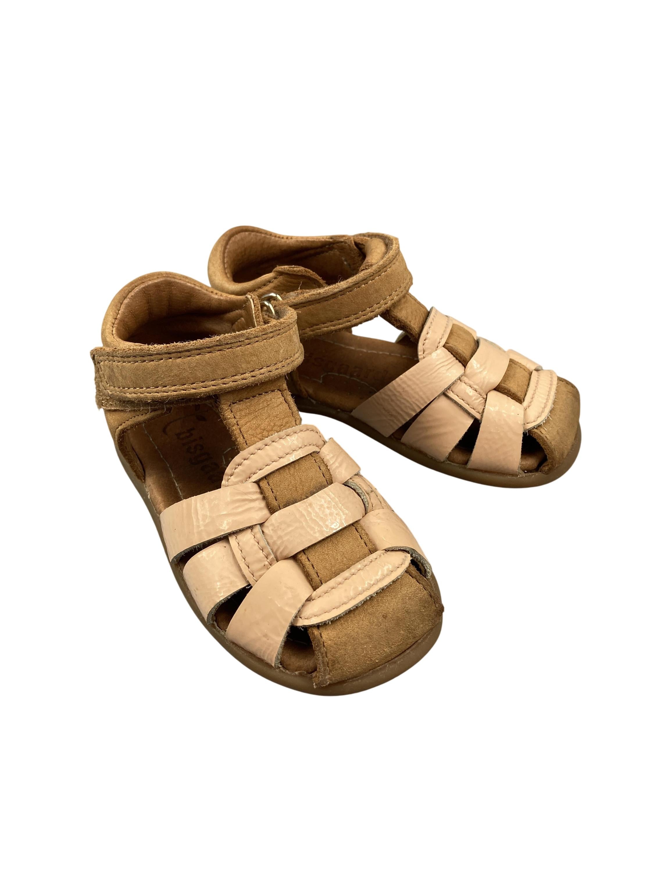 Ledersandalen Sandalen Schuhe Ledersandalen Bisgaard Rear Image Second Hand