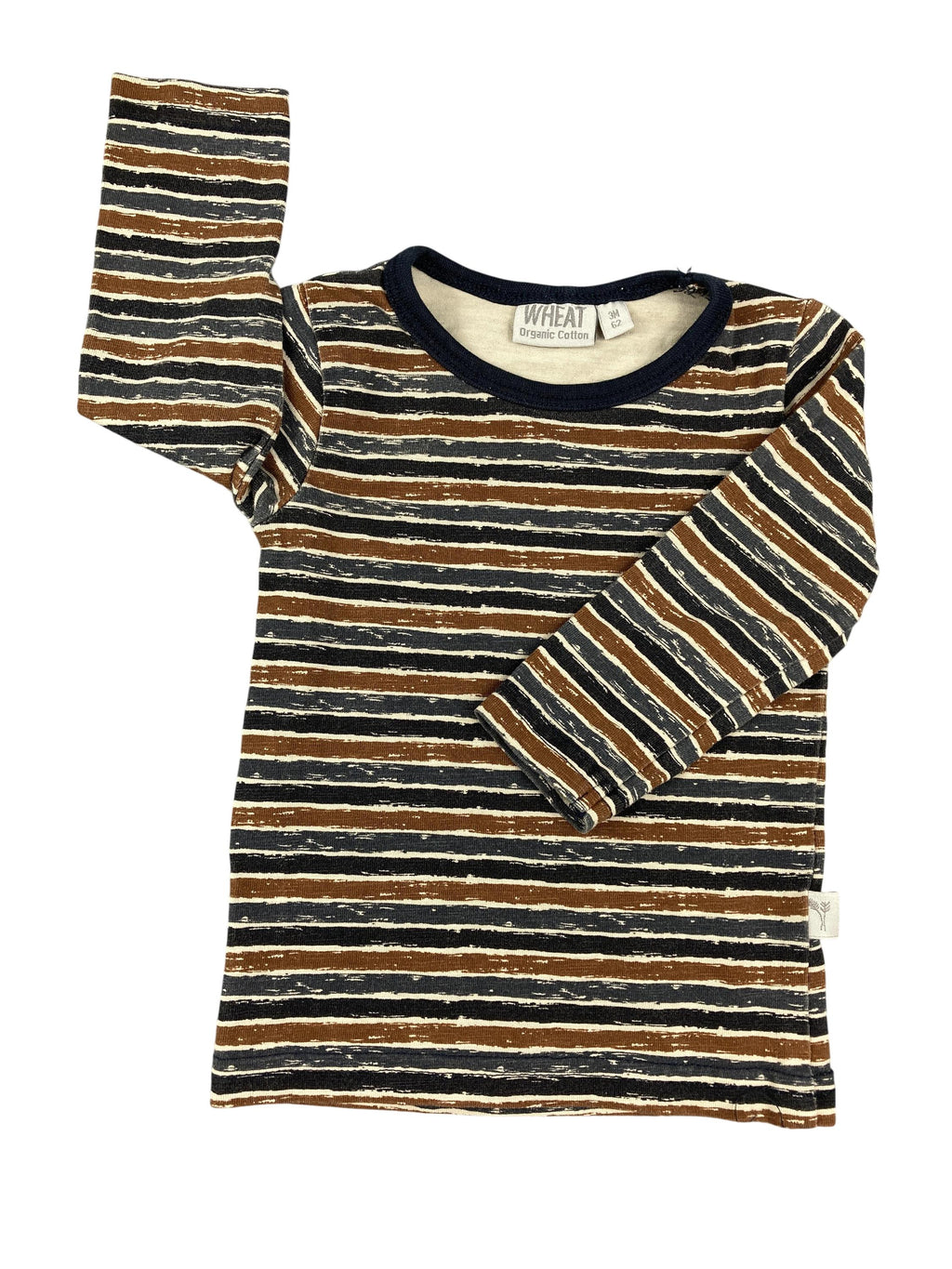 Langarmshirts Longsleeves & Shirts Kleidung Langarmshirt Wheat Front Image Second Hand