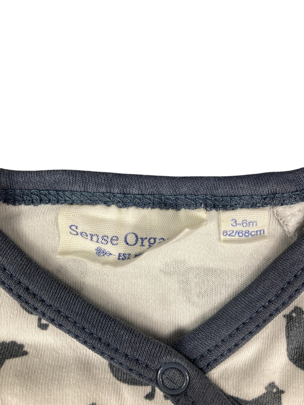 Strampler Strampler Kleidung Strampler mit Füßen Sense Organics Label Image Second Hand