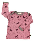 Langarmshirts Longsleeves & Shirts Kleidung Langarmshirt mit Pferden Loud + Proud Front Image Second Hand