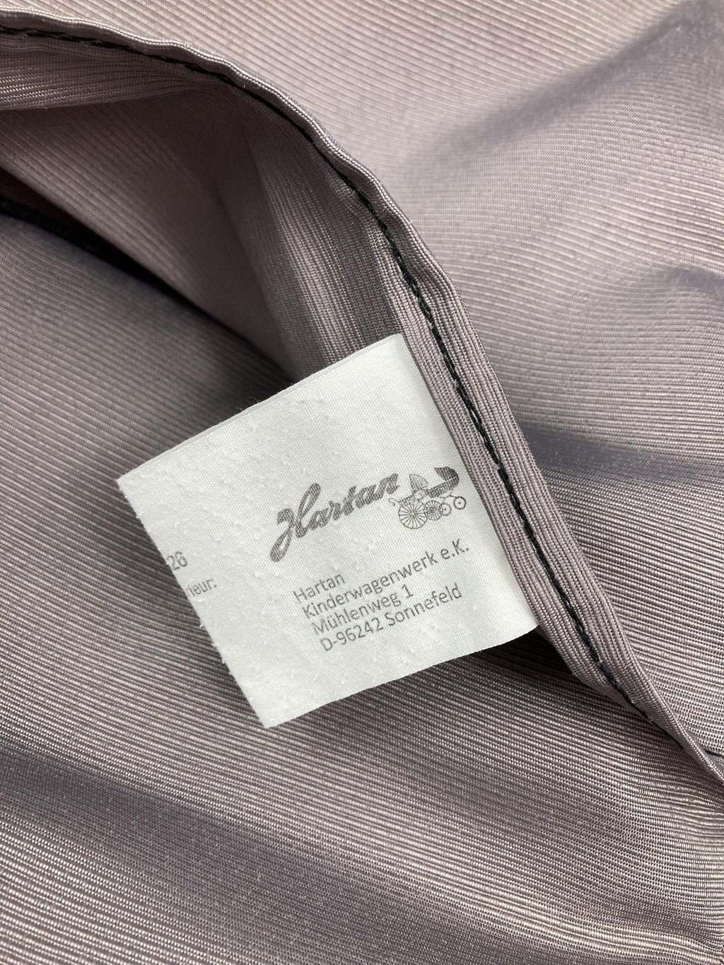 Kinderwagen & Zubehör Unterwegs Hartan GTX Winterfußsack Hartan Label Image Second Hand