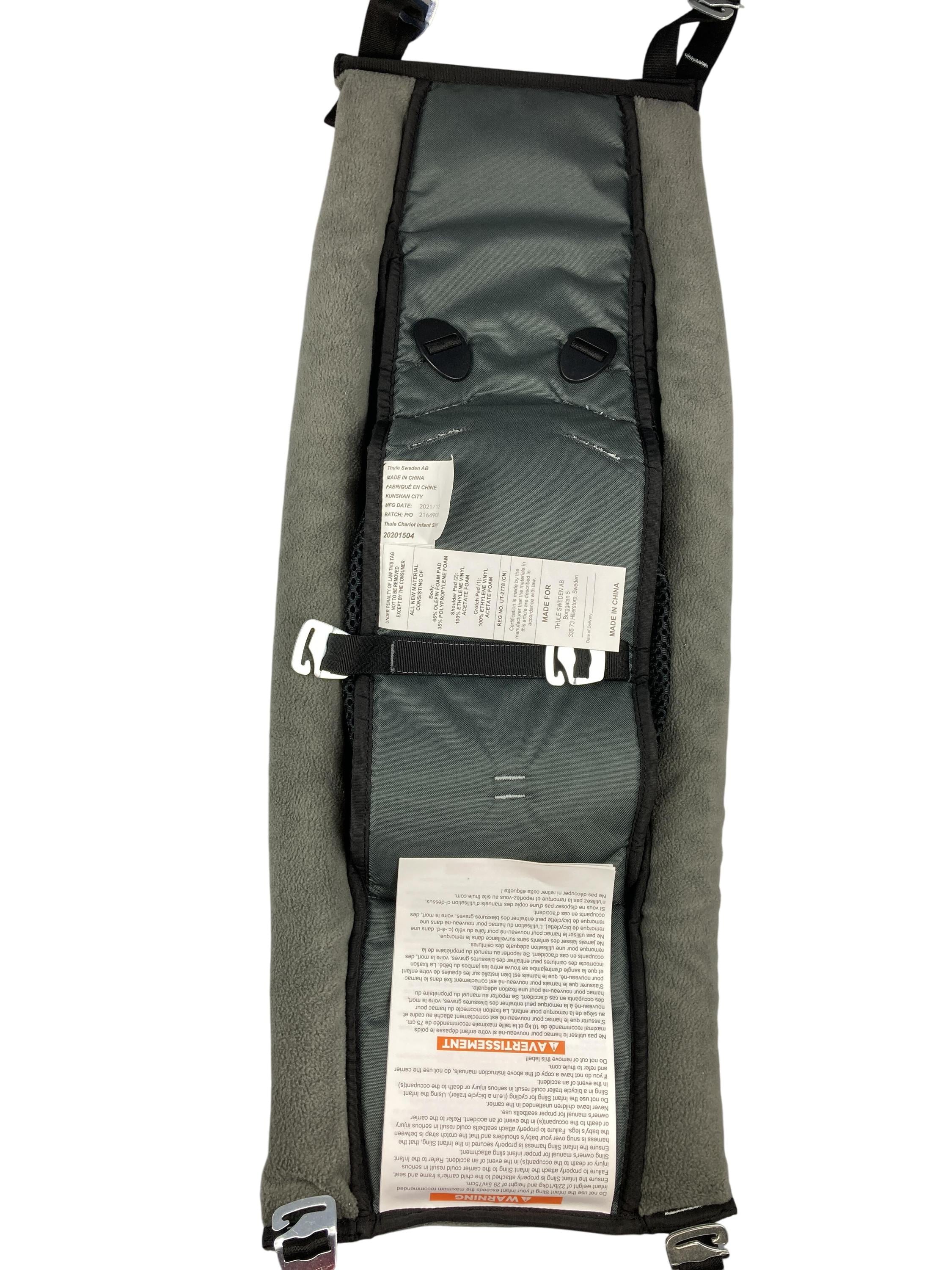 Fahrradanhänger Zubehör Fahrradanhänger & Zubehör Unterwegs Thule Chariot infant sling für Anhänger Thule  Rear Image Second Hand