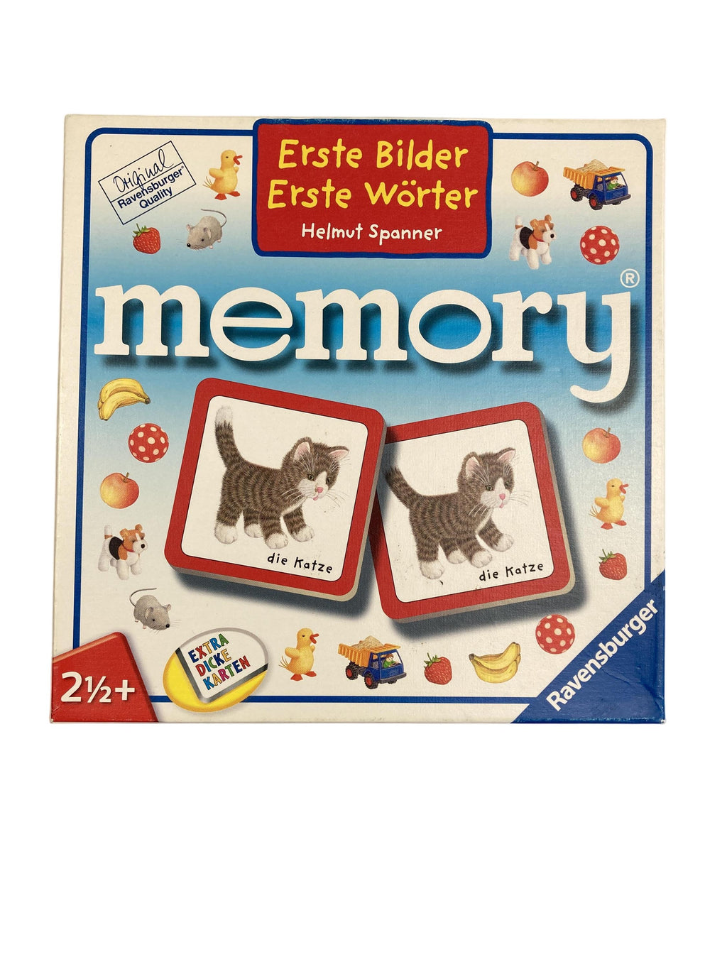 Memorys Brettspiele Spielen & Lernen Memory - Erste Bilder, erste Wörter Ravensburger Front Image Second Hand