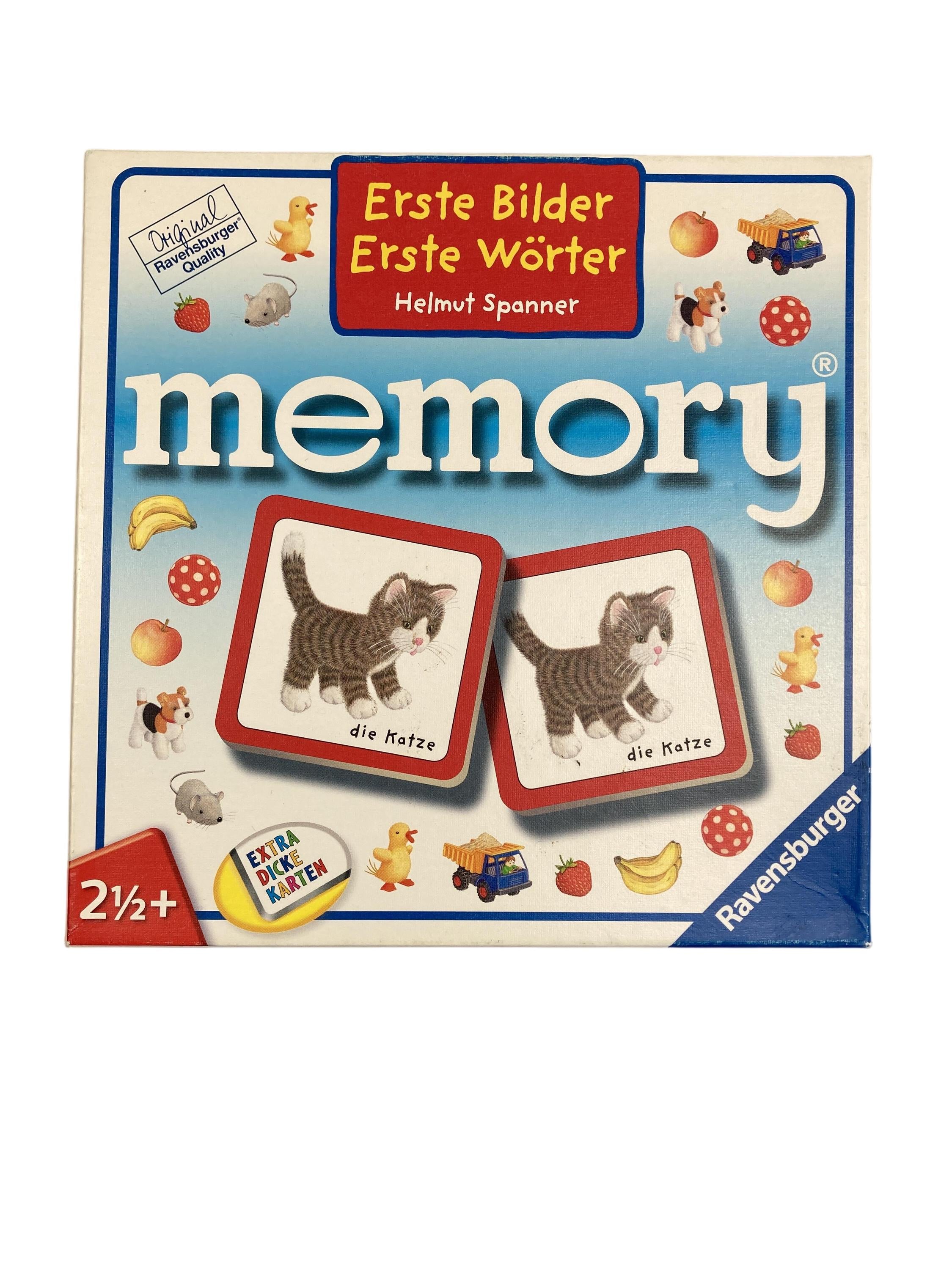 Memorys Brettspiele Spielen & Lernen Memory - Erste Bilder, erste Wörter Ravensburger Front Image Second Hand