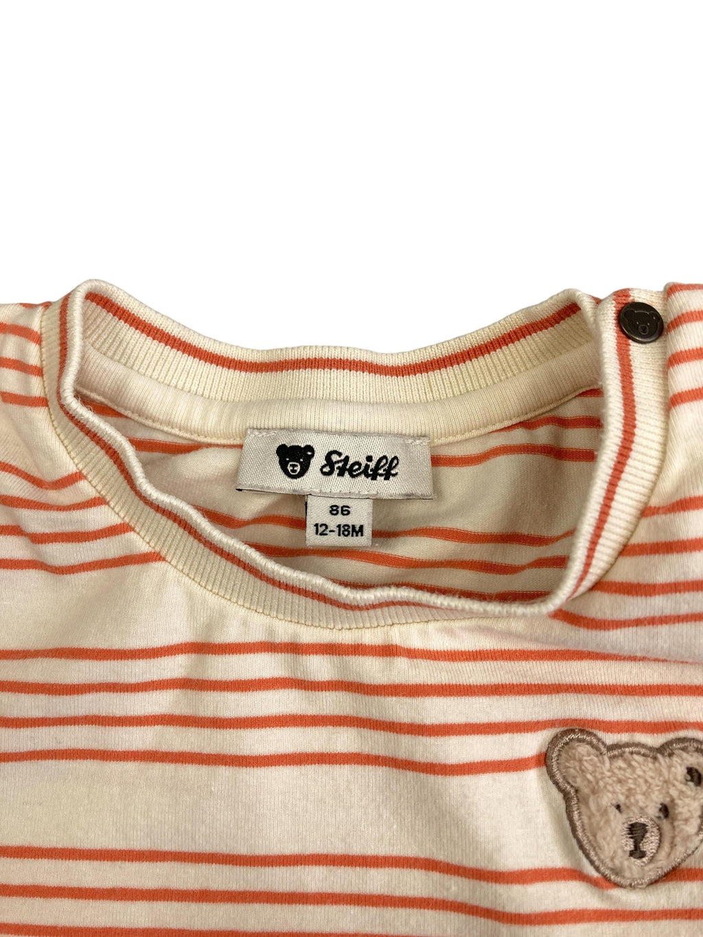 T-Shirts T-Shirts & Tops Kleidung T-Shirt Steiff Label Image Second Hand