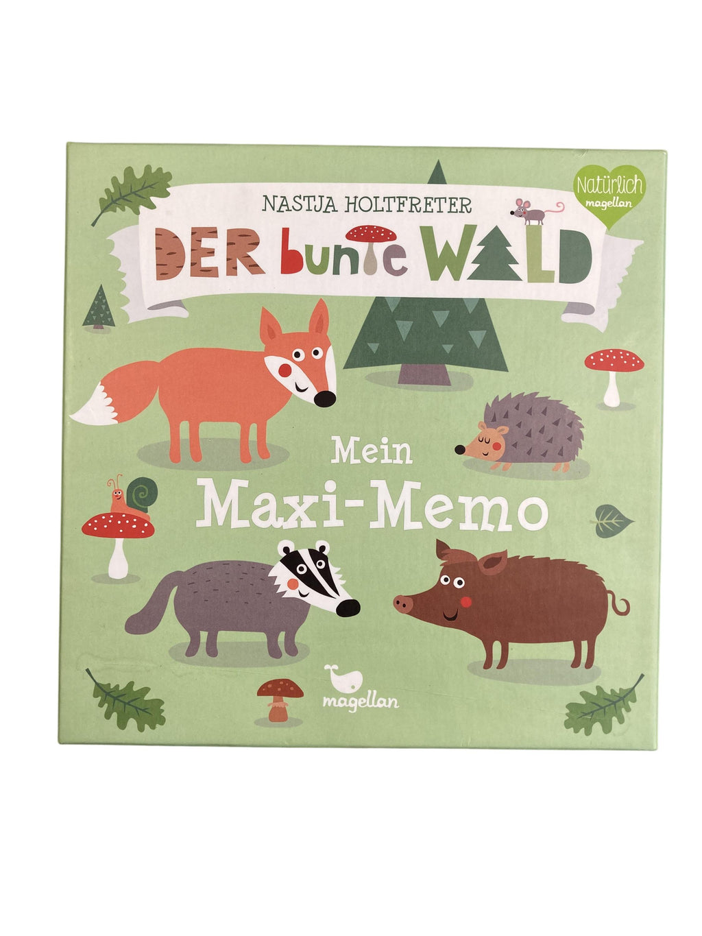 Memorys Brettspiele Spielen & Lernen Der bunte Wald - Mein Maxi-Memo Magellan Front Image Second Hand
