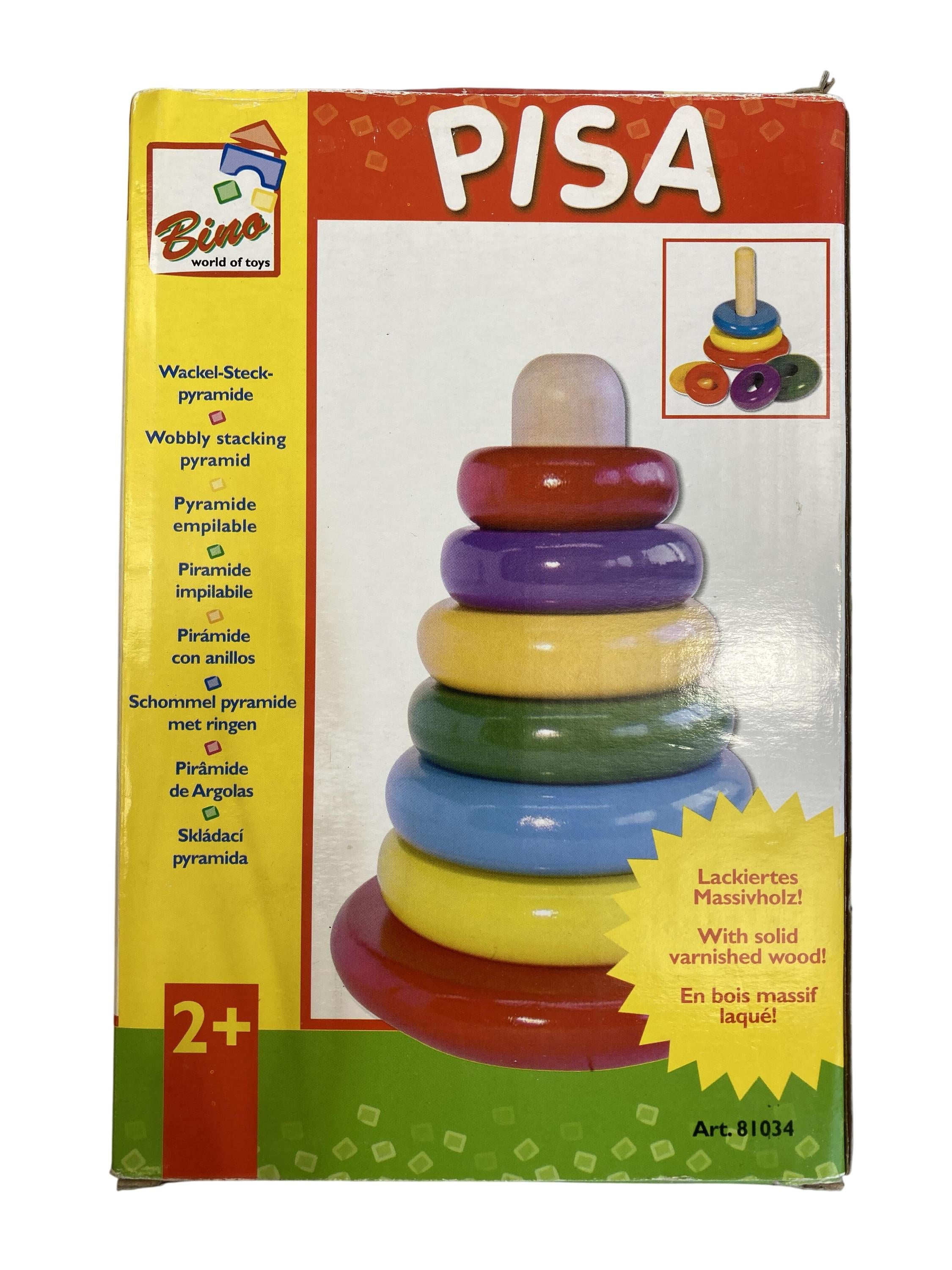 Steckspiel PISA / Wackel-Steck-Pyramide Bino GmbH Front Image Second Hand