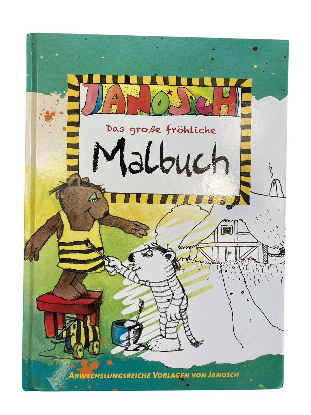 Malbücher Schreiben, Malen & Basteln Spielen & Lernen Janosch - Das große fröhliche Malbuch Tandem.Verlag Front Image Second Hand