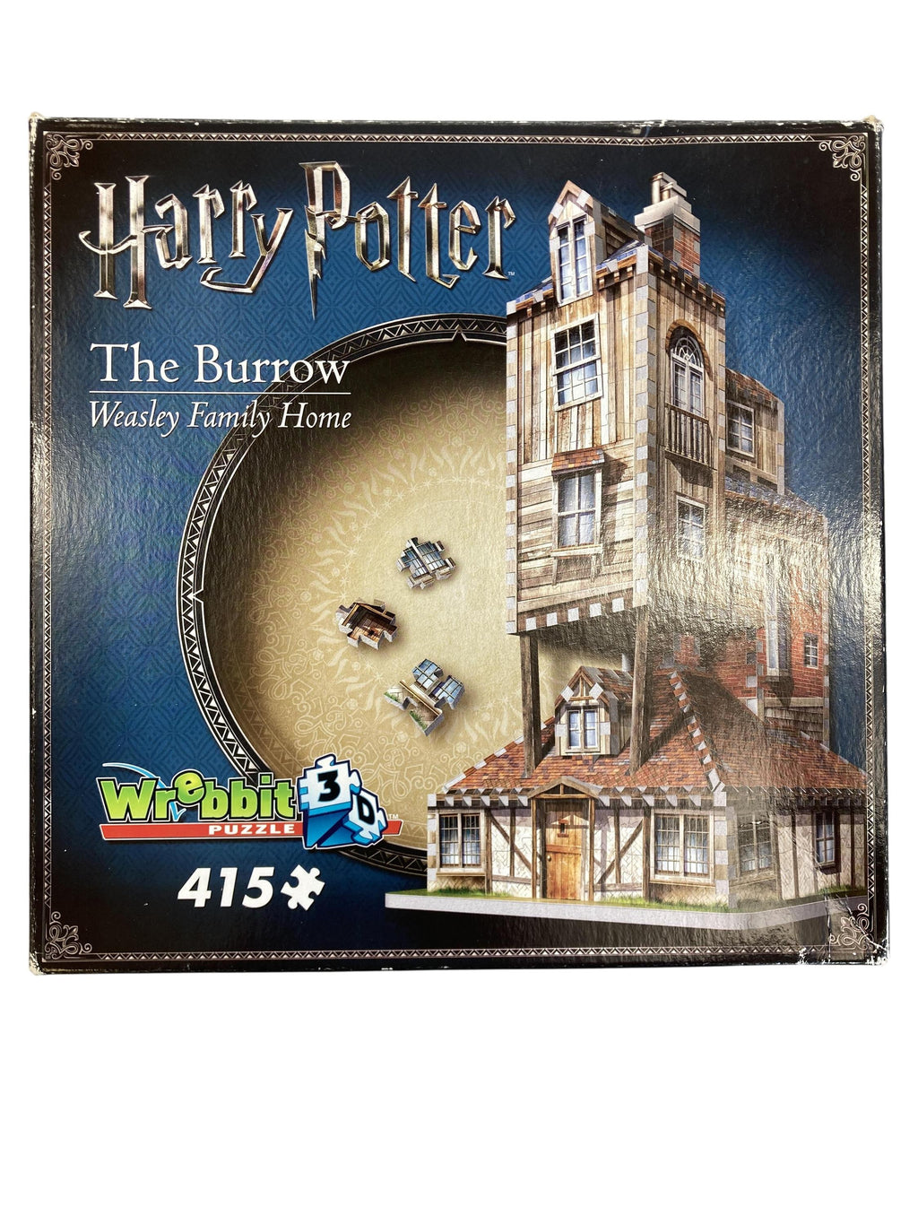 Puzzles Puzzles Spielen & Lernen Harry Potter - 3D-Puzzle - The Burrow Wrebbit Puzzle Front Image Second Hand