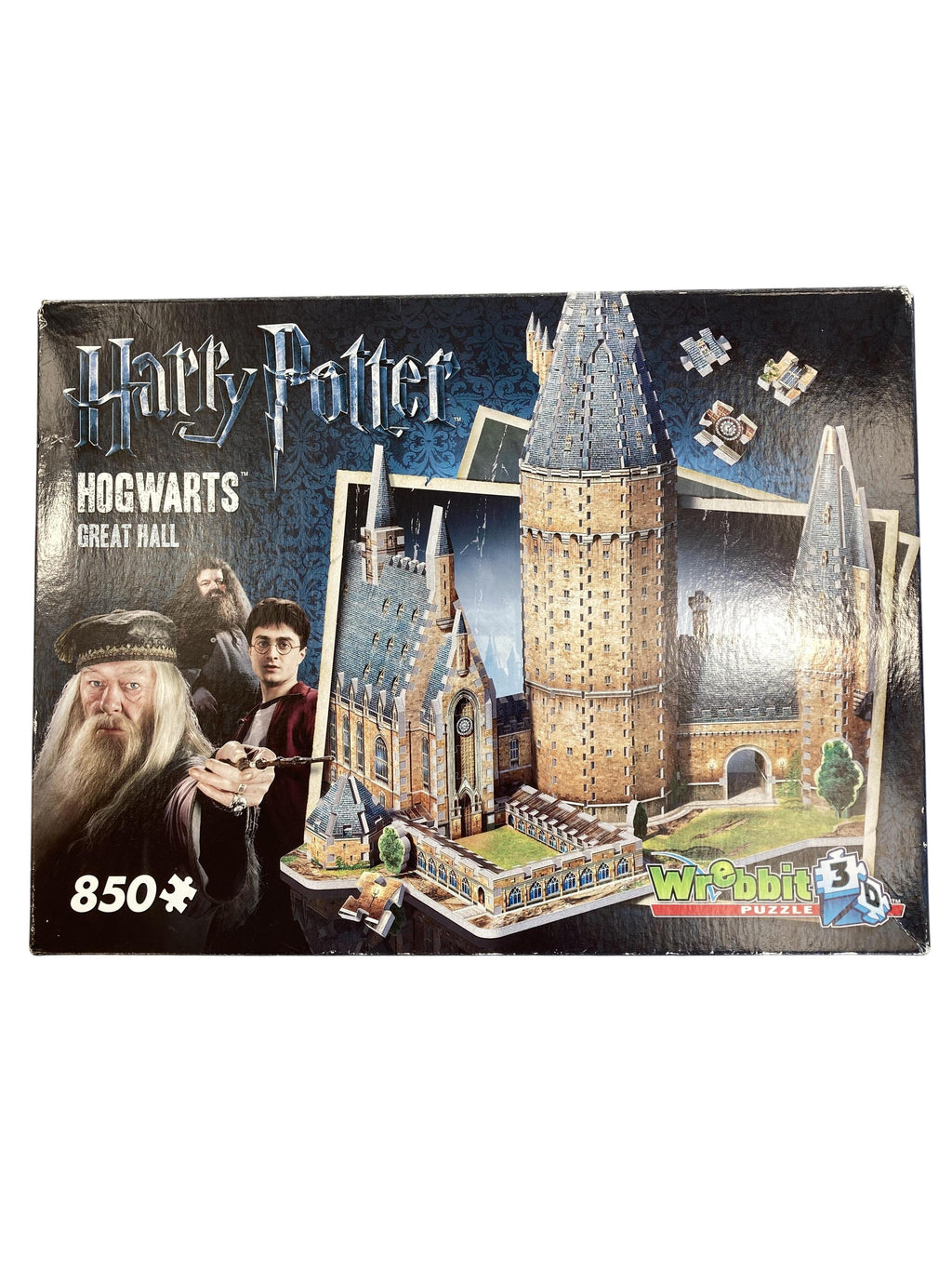Puzzles Puzzles Spielen & Lernen Harry Potter - 3D Puzzle - Große Halle Wrebbit Puzzle Front Image Second Hand