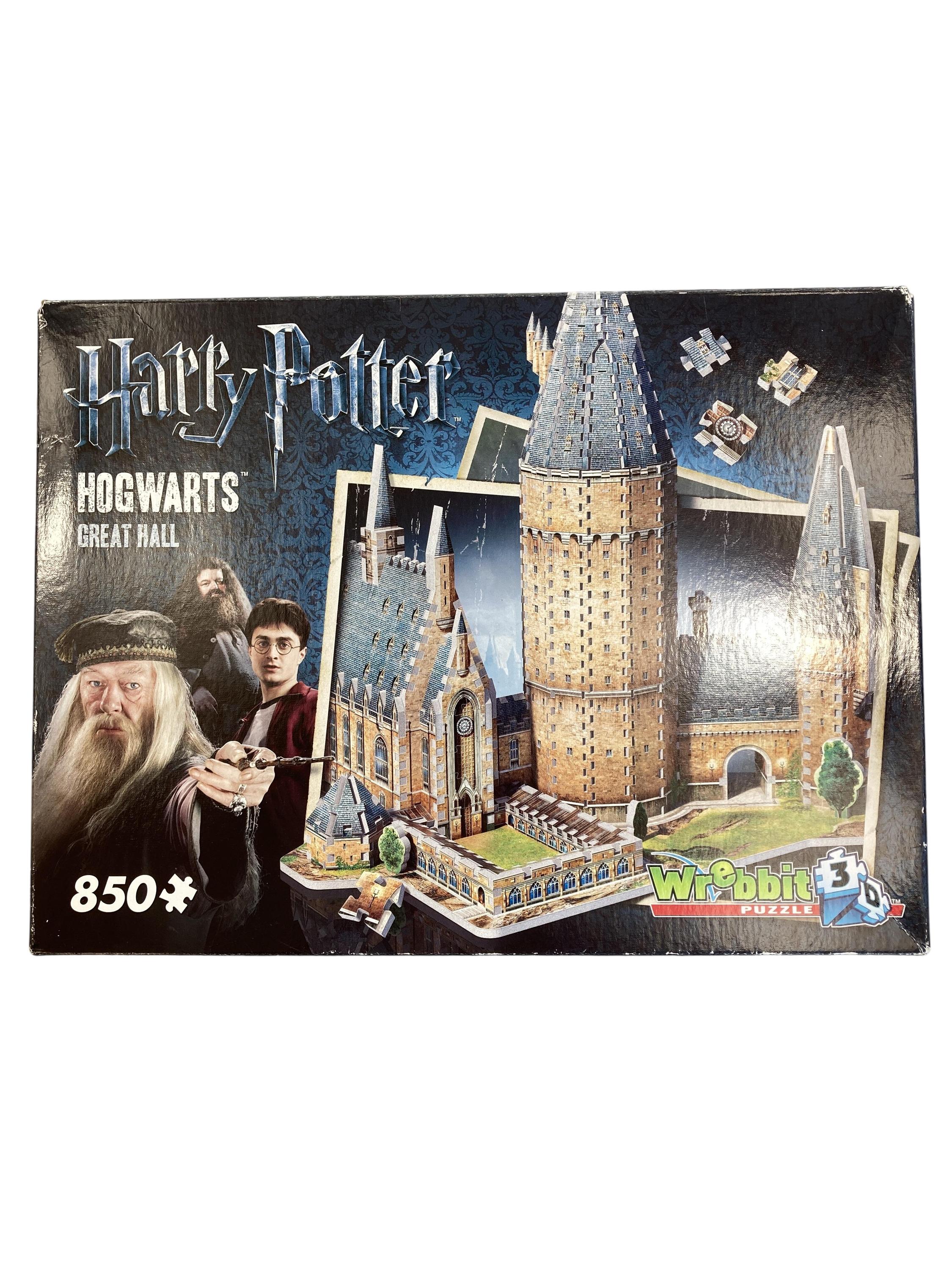 Puzzles Puzzles Spielen & Lernen Harry Potter - 3D Puzzle - Große Halle Wrebbit Puzzle Front Image Second Hand