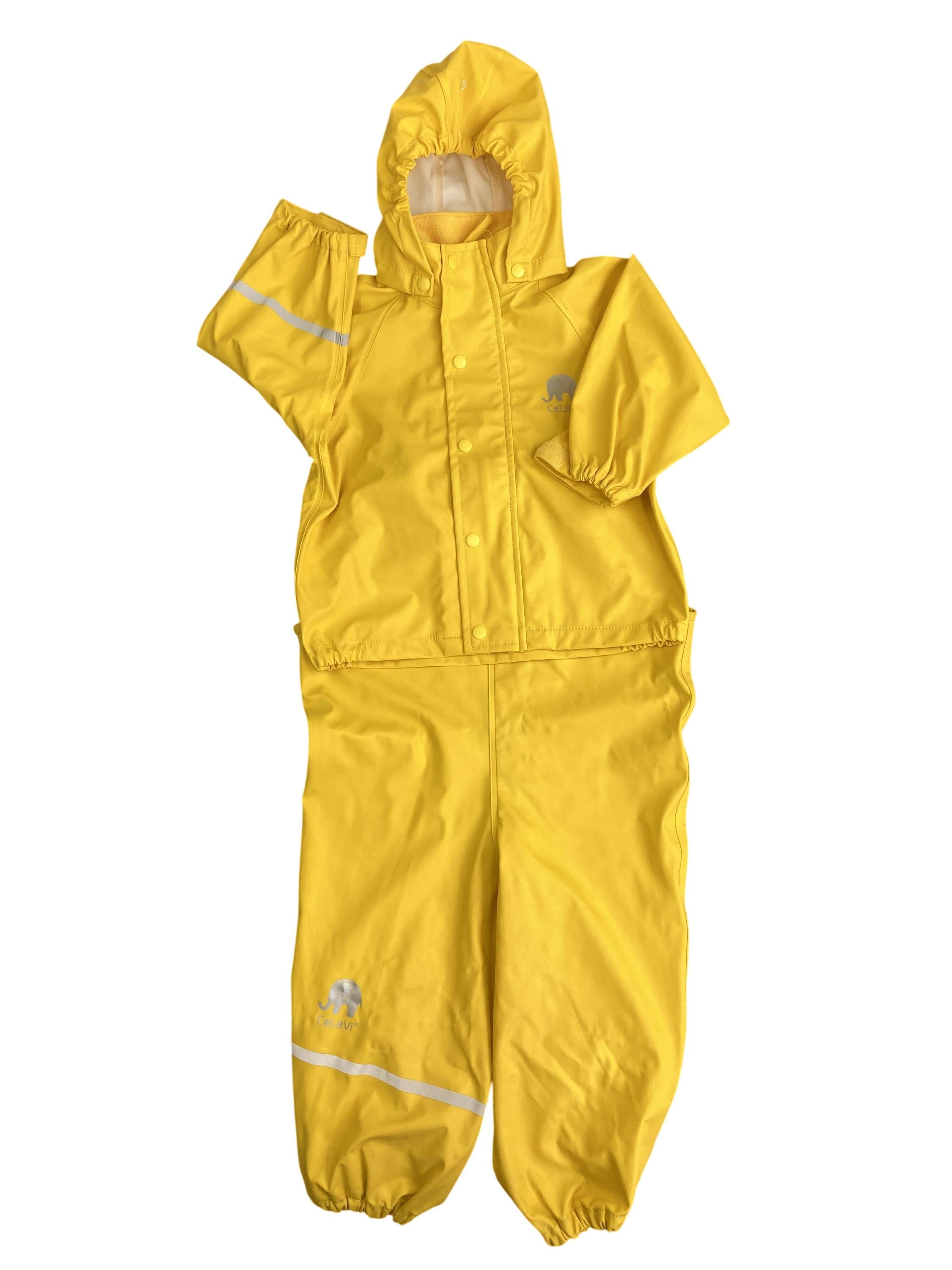 Regenkleidung Kleidung Regenjacke + Hose Celavi Front Image Second Hand