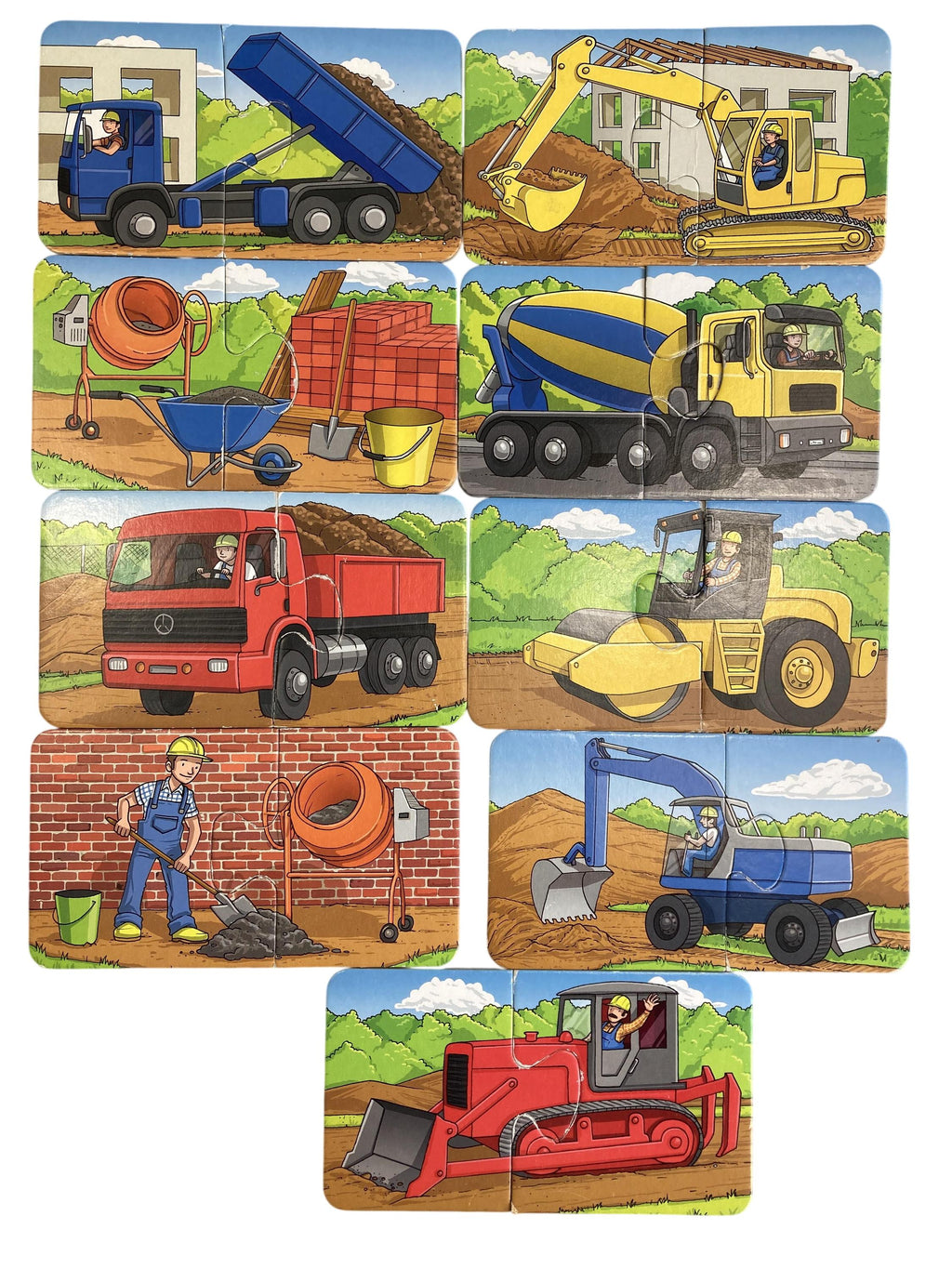 Puzzles Puzzles Spielen & Lernen My First Puzzle - Auf der Baustelle Ravensburger Label Image Second Hand