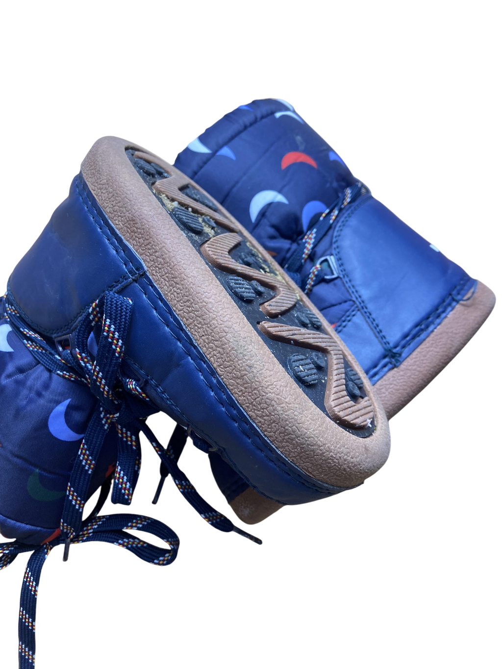 Schneeschuhe Winterschuhe Schuhe Moon Boots Blue Cosmo 31 Rear Image Second Hand