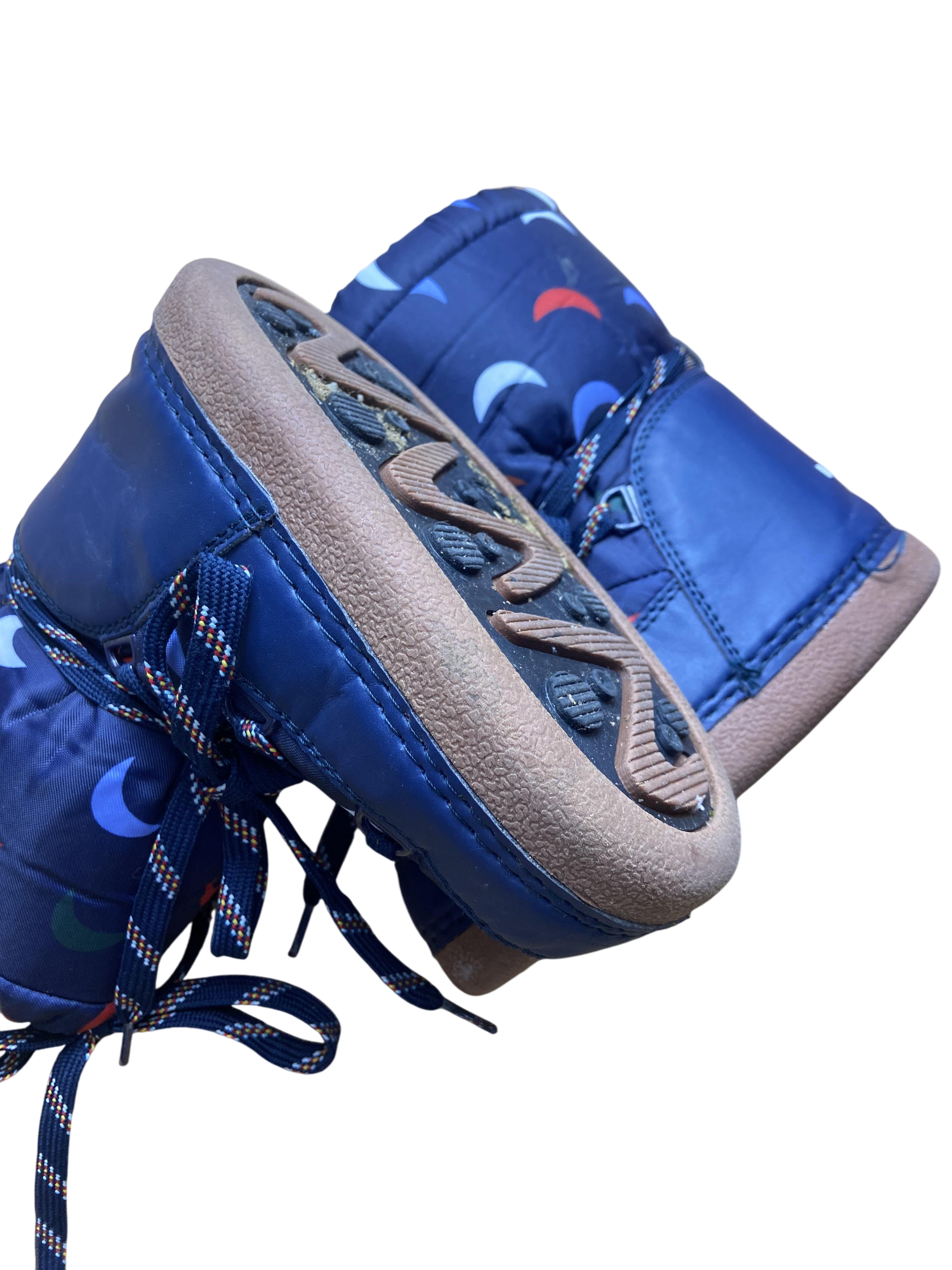 Schneeschuhe Winterschuhe Schuhe Moon Boots Blue Cosmo 31 Rear Image Second Hand