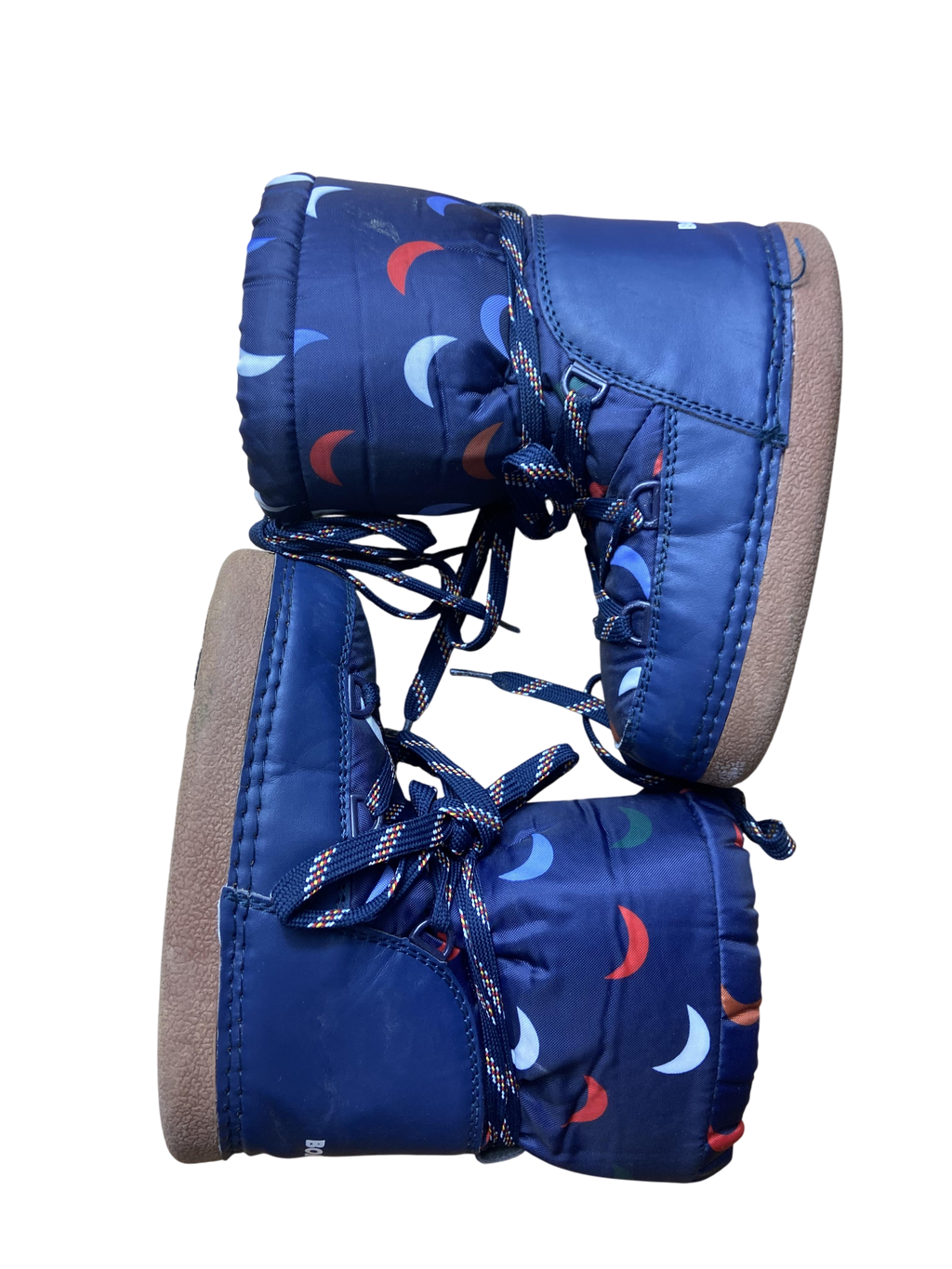 Schneeschuhe Winterschuhe Schuhe Moon Boots Blue Cosmo 31 Front Image Second Hand