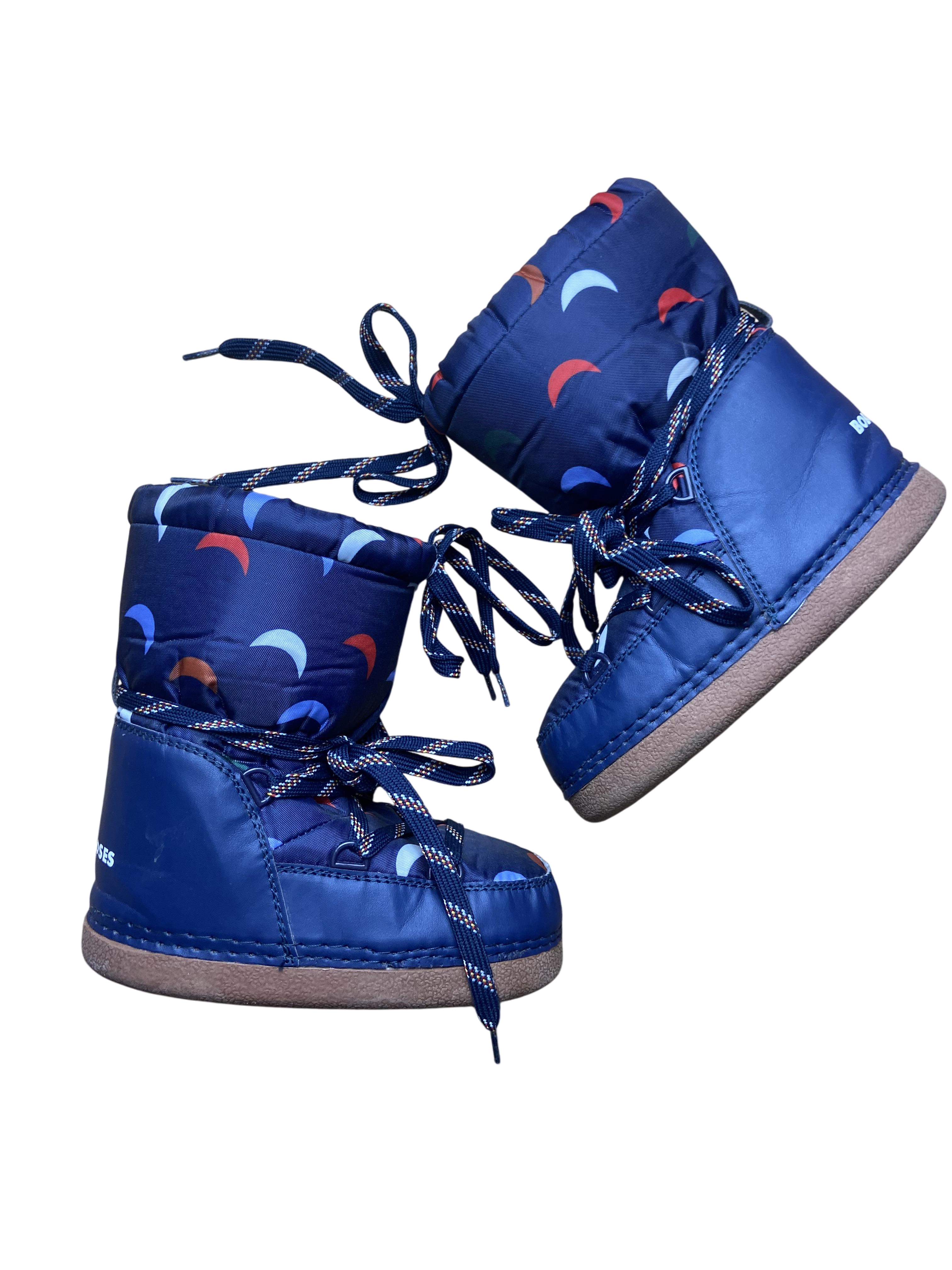 Schneeschuhe Winterschuhe Schuhe Moon Boots Blue Cosmo 31 Label Image Second Hand