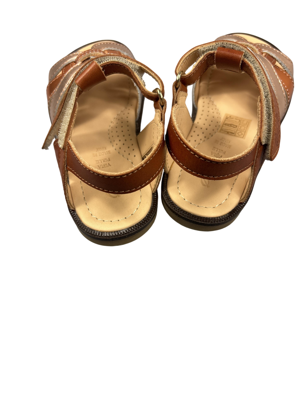Ledersandalen Sandalen Schuhe Sandalen Rear Image Second Hand