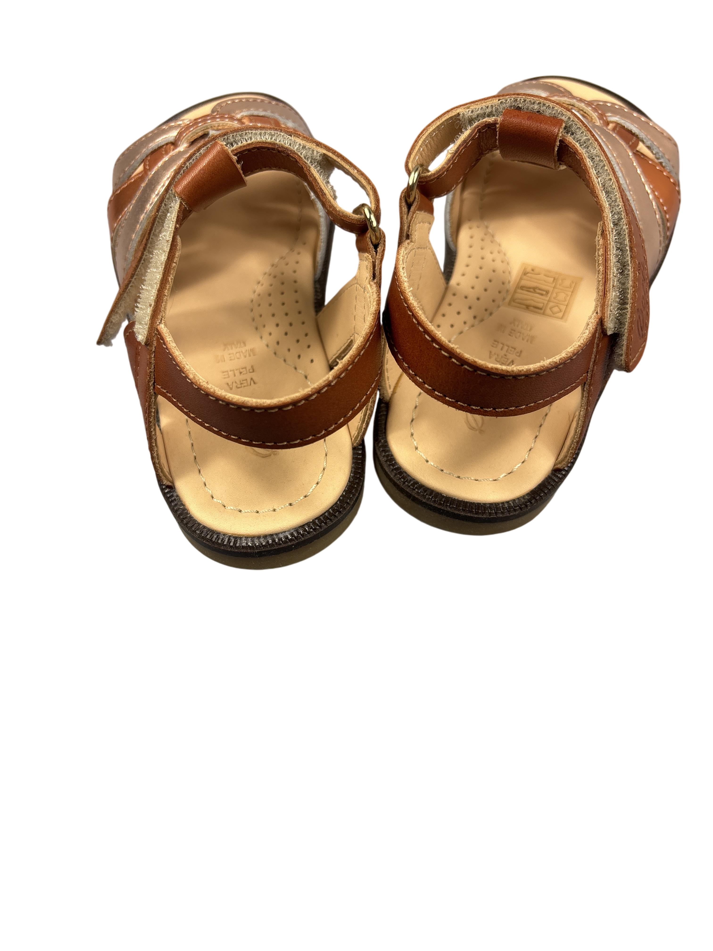 Ledersandalen Sandalen Schuhe Sandalen Rear Image Second Hand