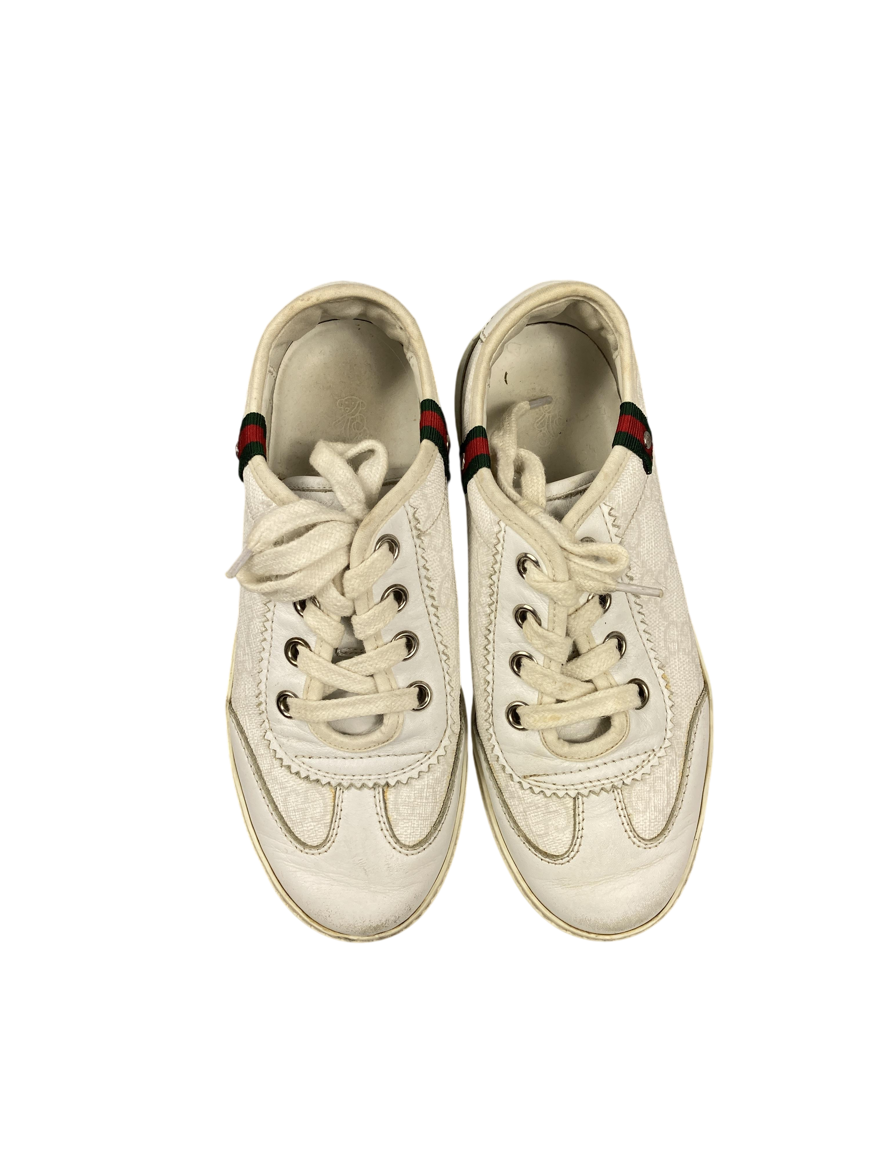 Sneaker Halbschuhe Schuhe Gucci Sneaker 31 Gucci  Front Image Second Hand