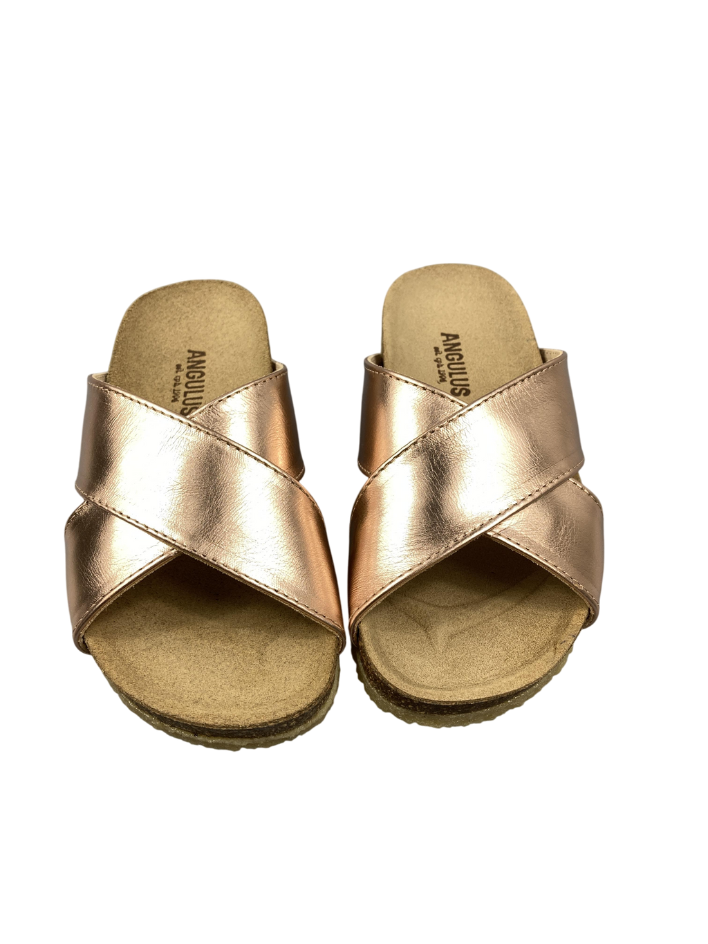 Ledersandalen Sandalen Schuhe Sandalen Angulus Front Image Second Hand
