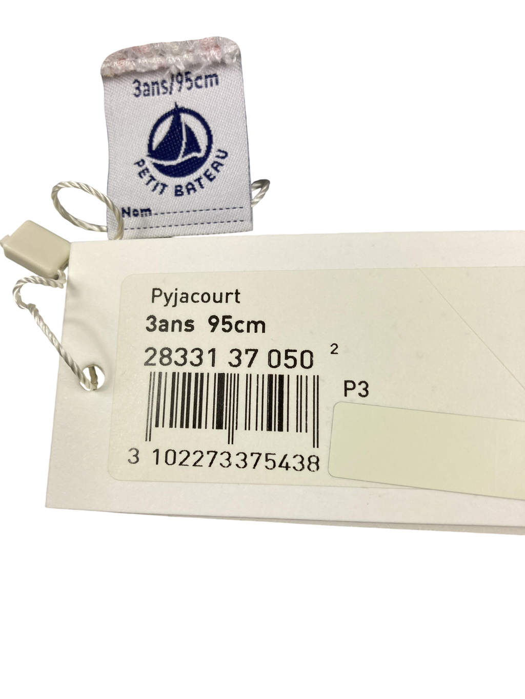 Schlafanzüge zweiteilig Schlafanzüge Kleidung Pyjama Petit Bateau Label Image Second Hand
