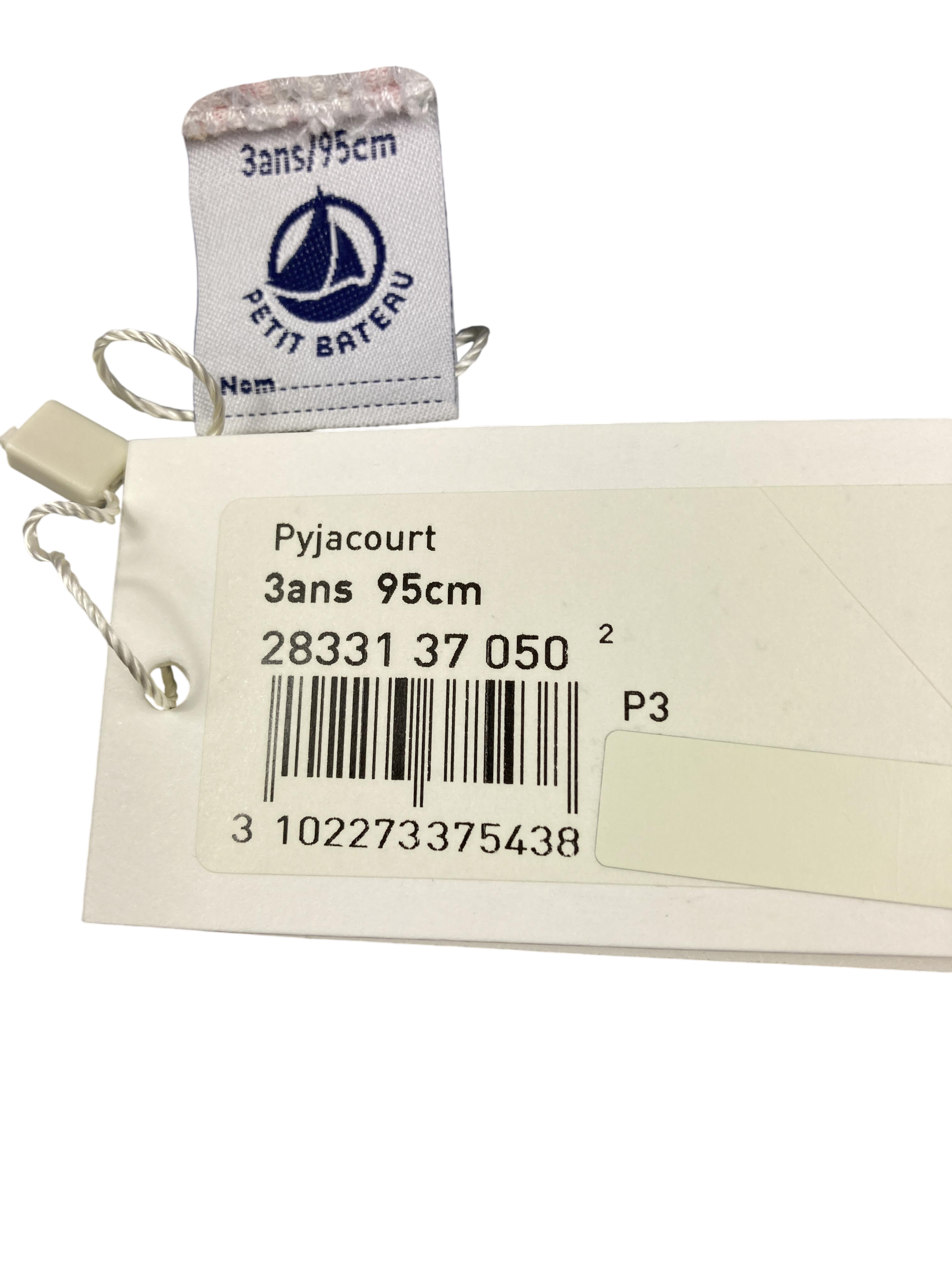 Schlafanzüge zweiteilig Schlafanzüge Kleidung Pyjama Petit Bateau Label Image Second Hand