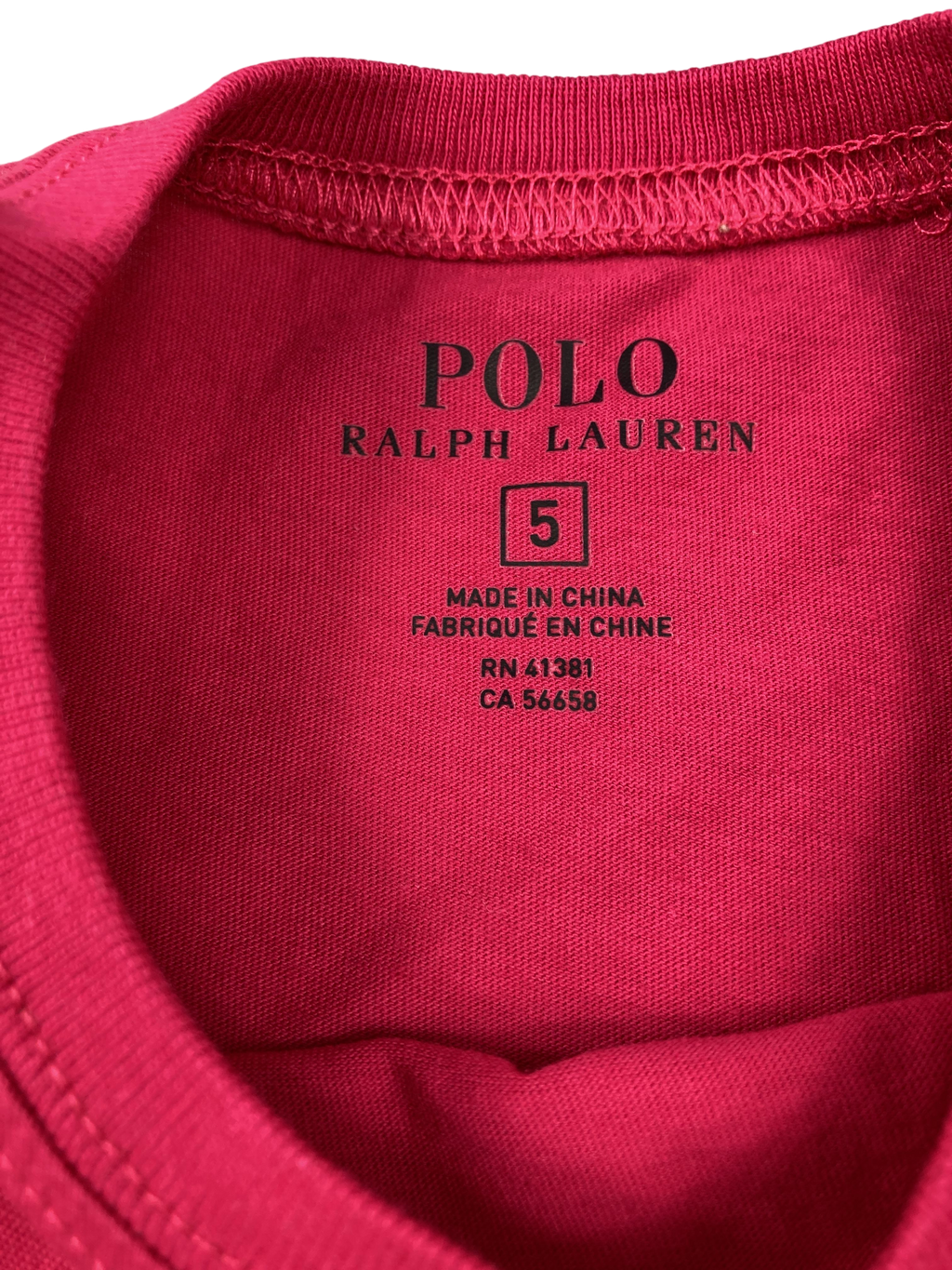 T-Shirts T-Shirts & Tops Kleidung T-Shirt Ralph Lauren Label Image Second Hand