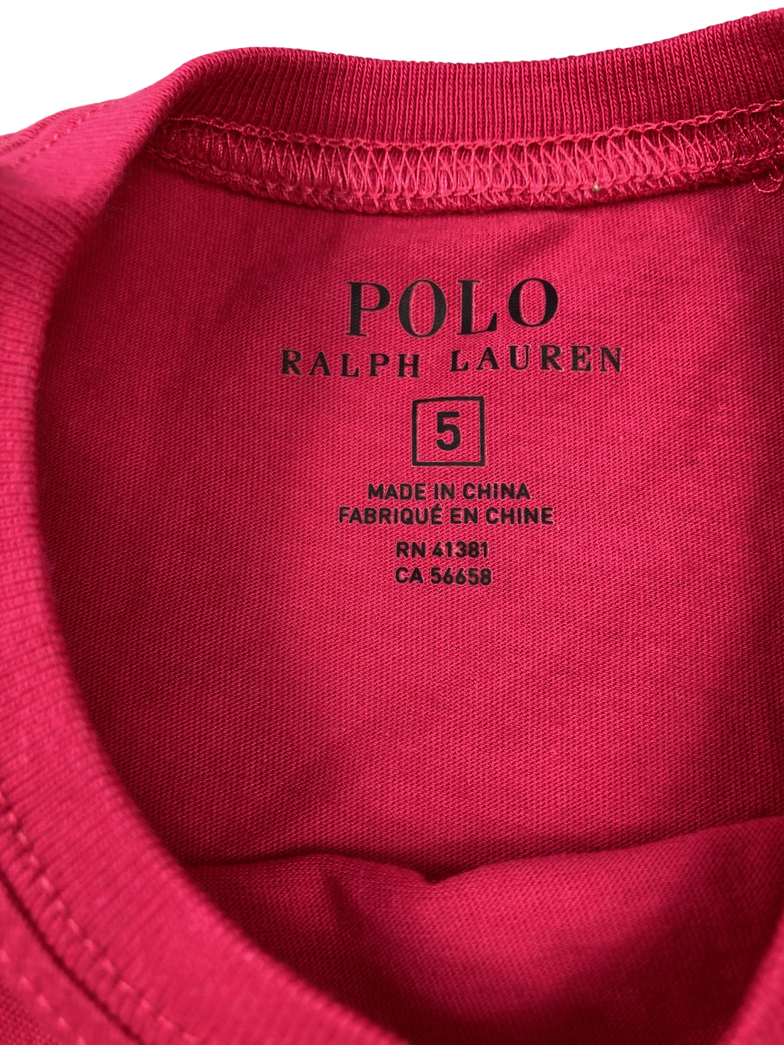 T-Shirts T-Shirts & Tops Kleidung T-Shirt Ralph Lauren Label Image Second Hand
