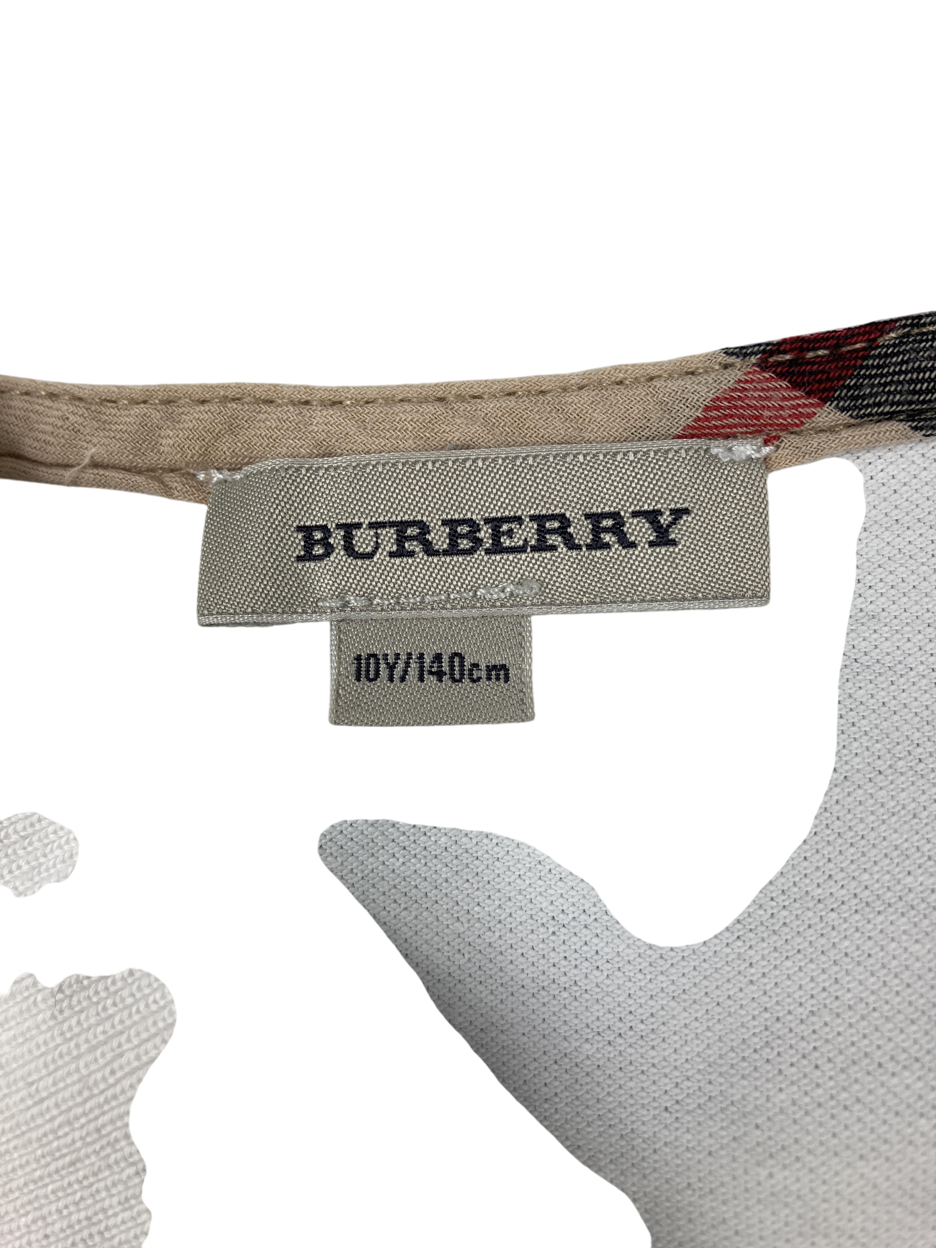 T-Shirts T-Shirts & Tops Kleidung Polo-Shirt Burberry Label Image Second Hand
